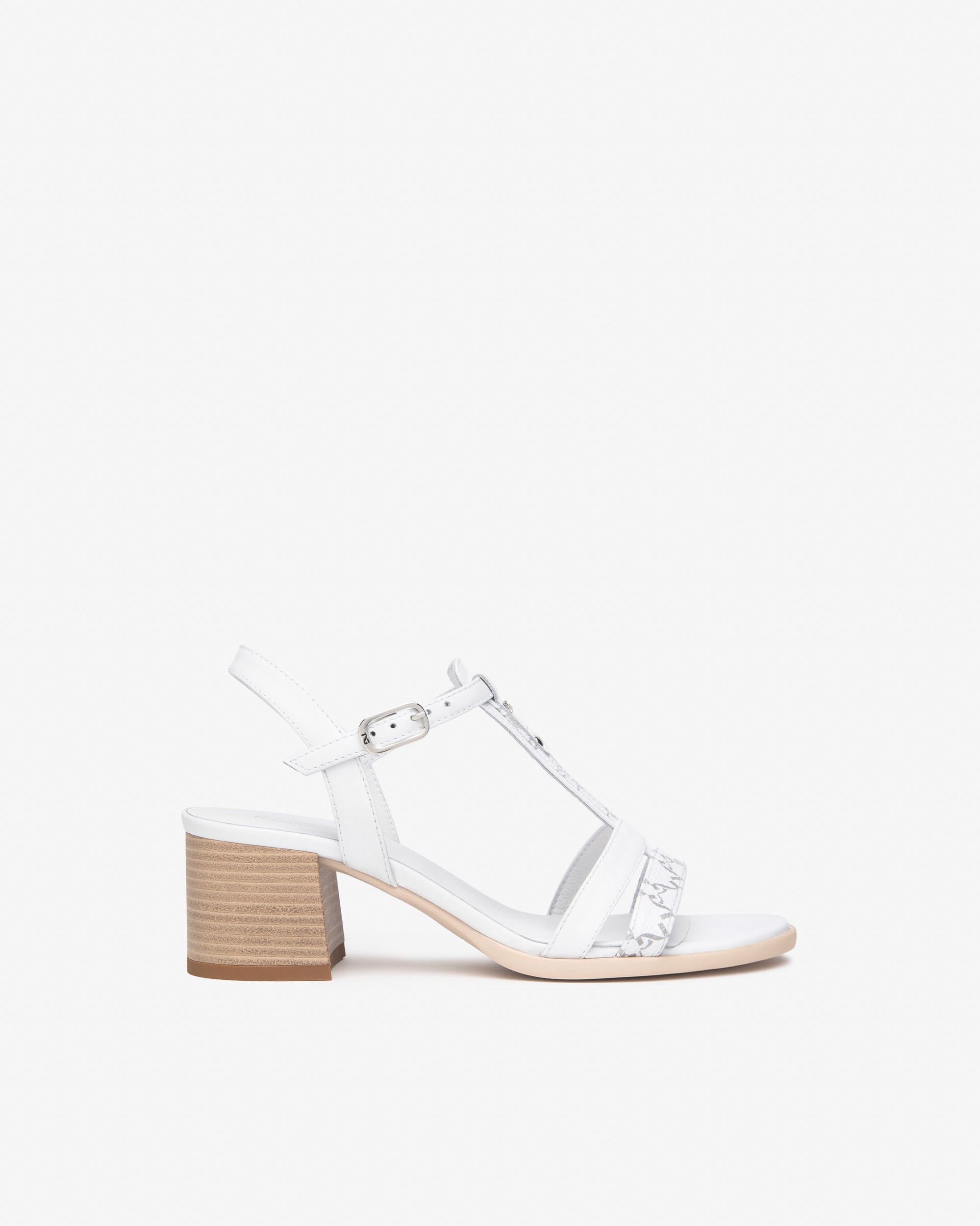 Sandali Donna in Pelle e Materiale Tecnico Ivory Calzature Sandali Donna in Pelle e Materiale Tecnico Ivory Calzature