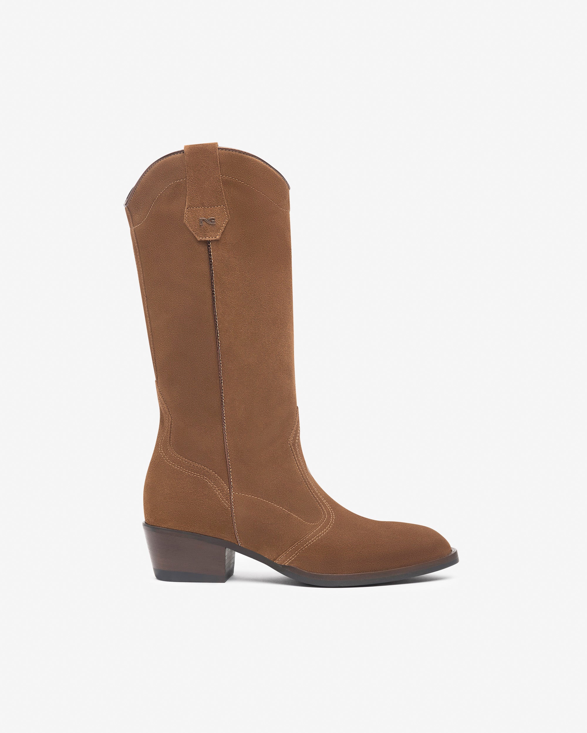 suede stivali camoscio primadonna