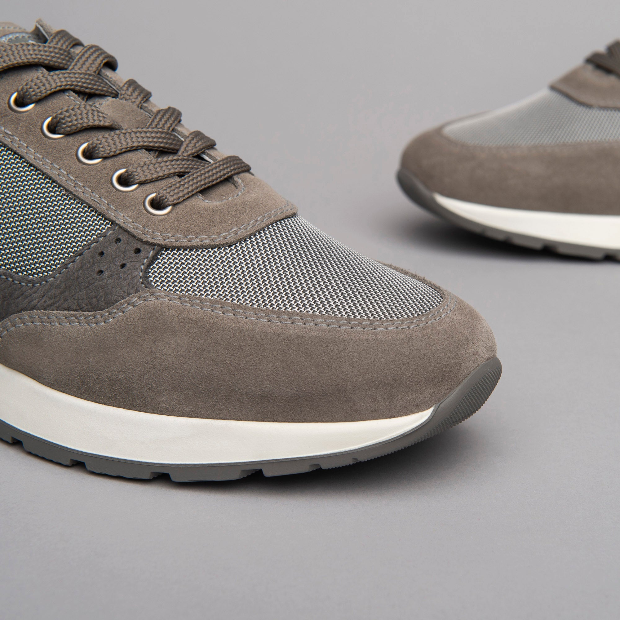 Sneakers Uomo in Pelle e Camoscio
