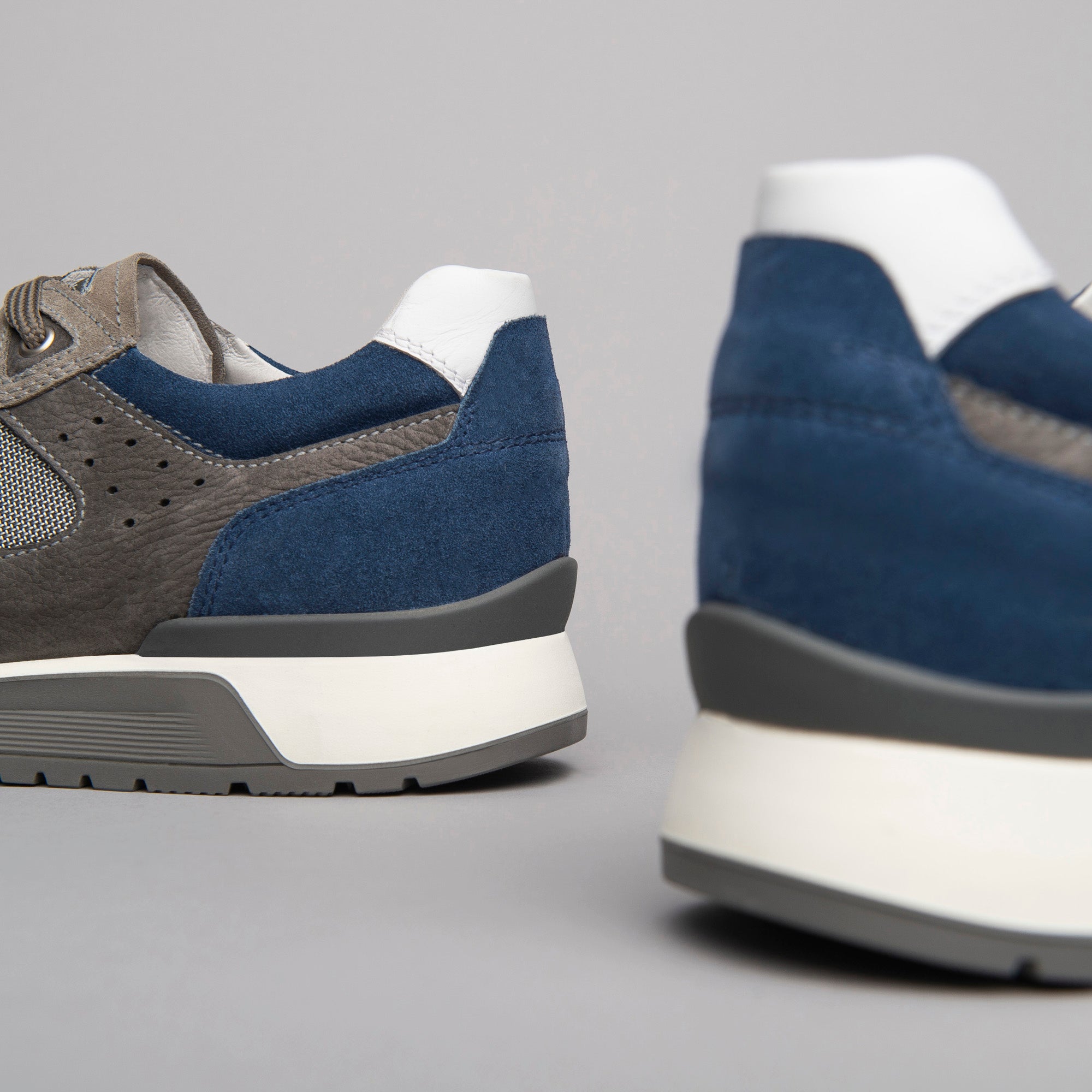 Sneakers Uomo in Pelle e Camoscio