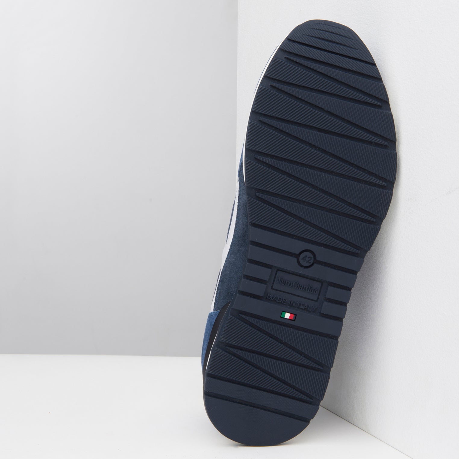 Sneakers Uomo in Pelle, Camoscio e Tela