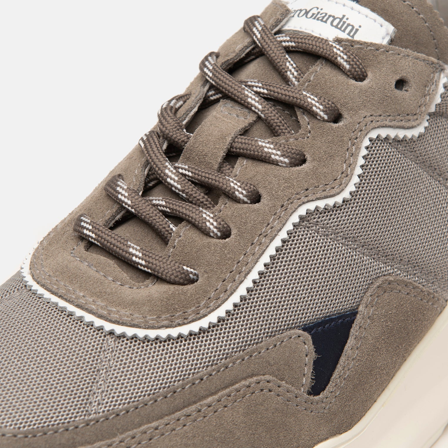Sneakers Uomo in Pelle, Camoscio e Tela