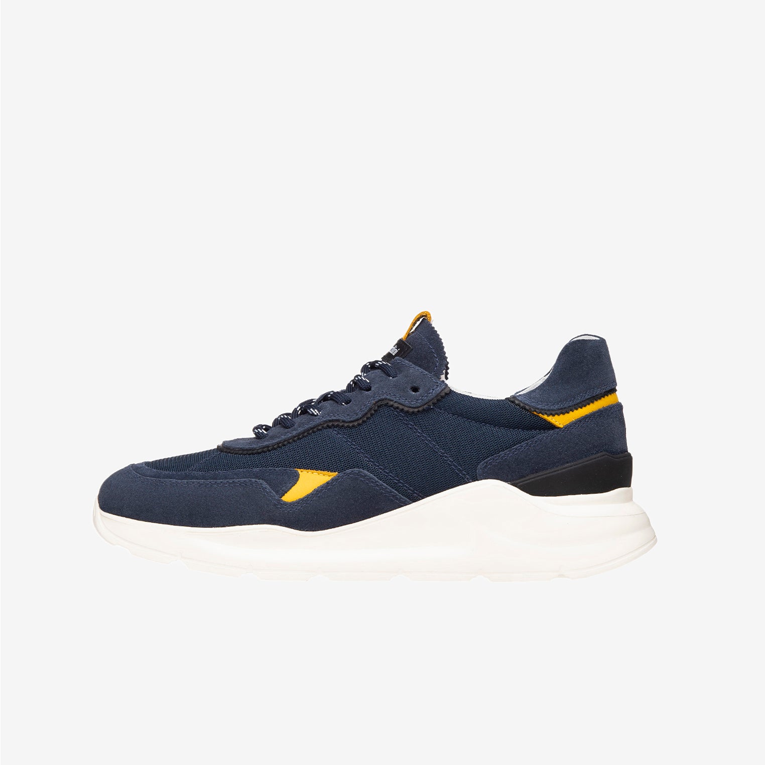 Sneakers Uomo in Pelle, Camoscio e Tela
