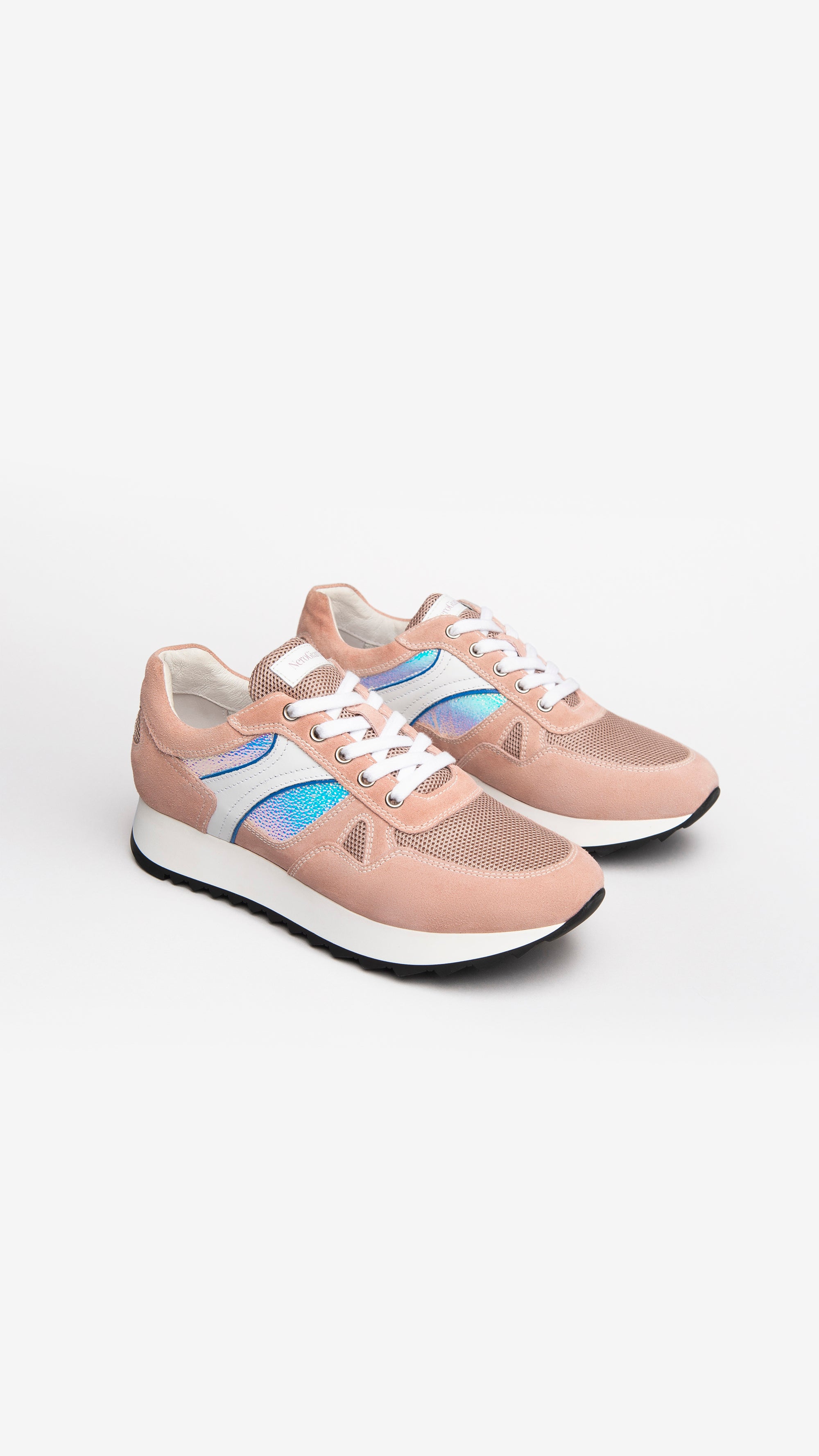 Sneakers Donna in Camoscio e Pelle