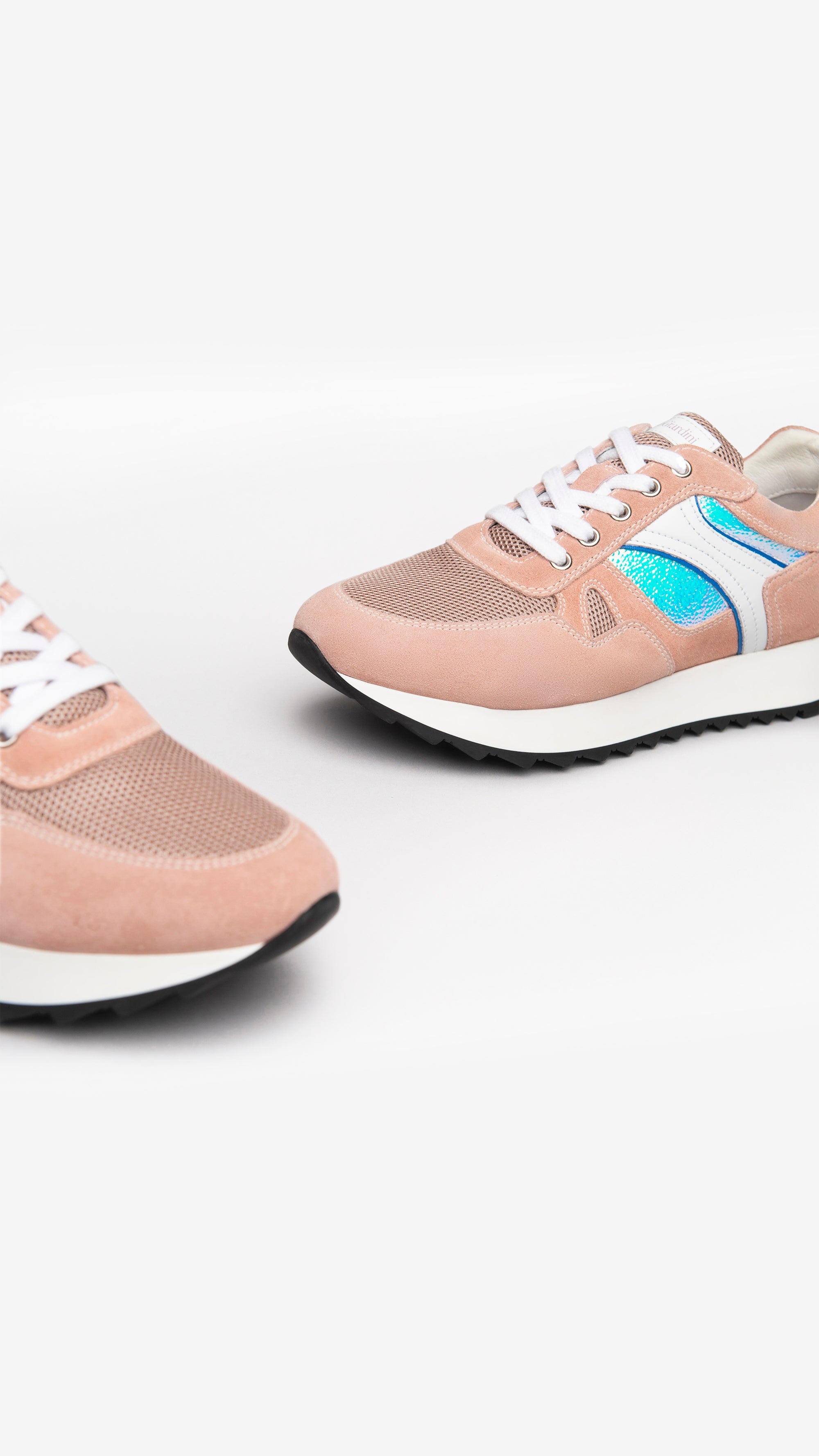 Sneakers Donna in Camoscio e Pelle