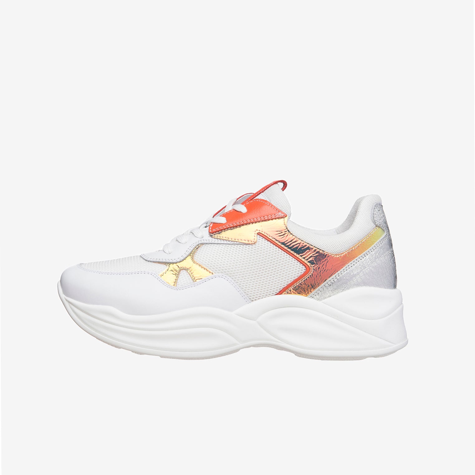 Sneakers Donna in Pelle e Tela