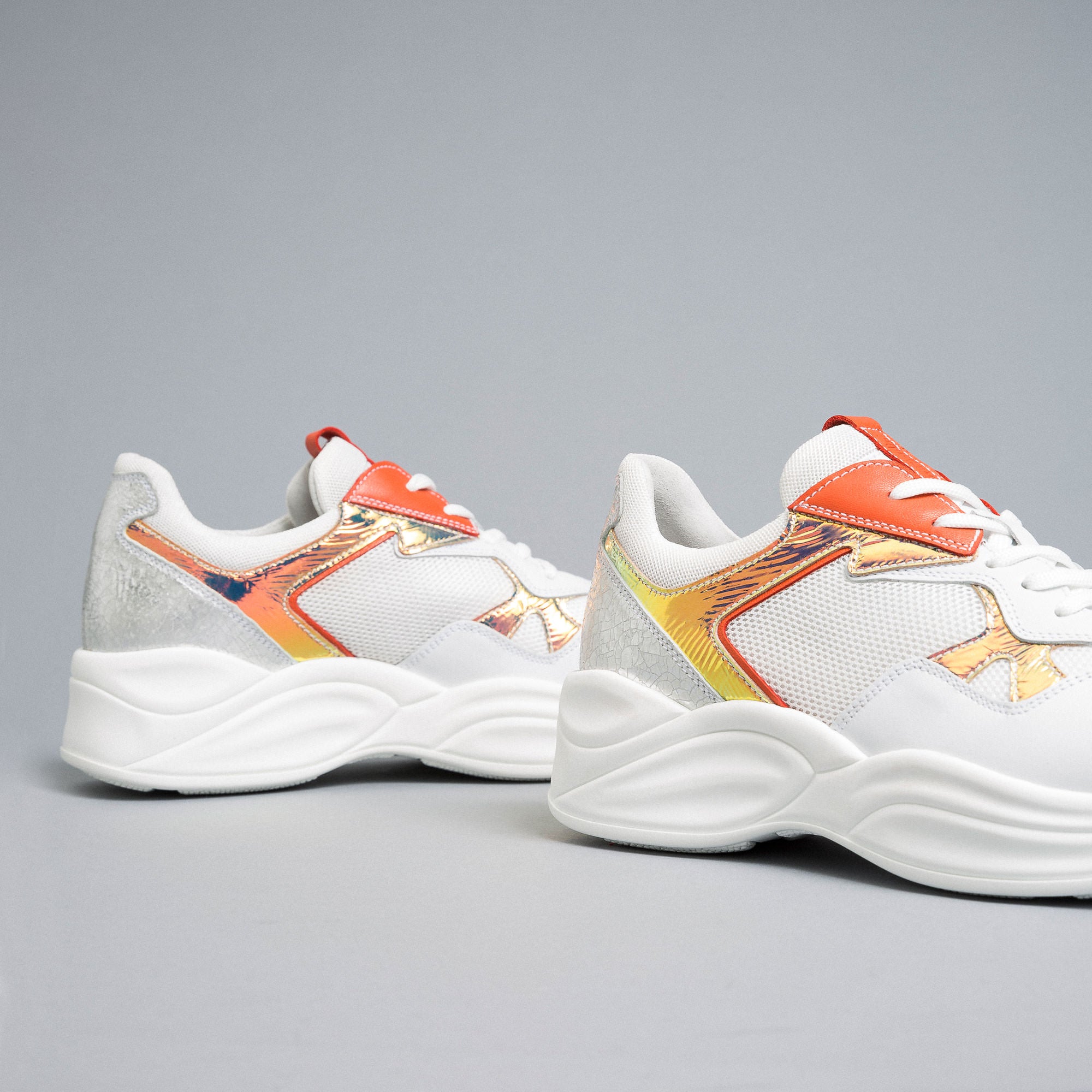 Sneakers Donna in Pelle e Tela