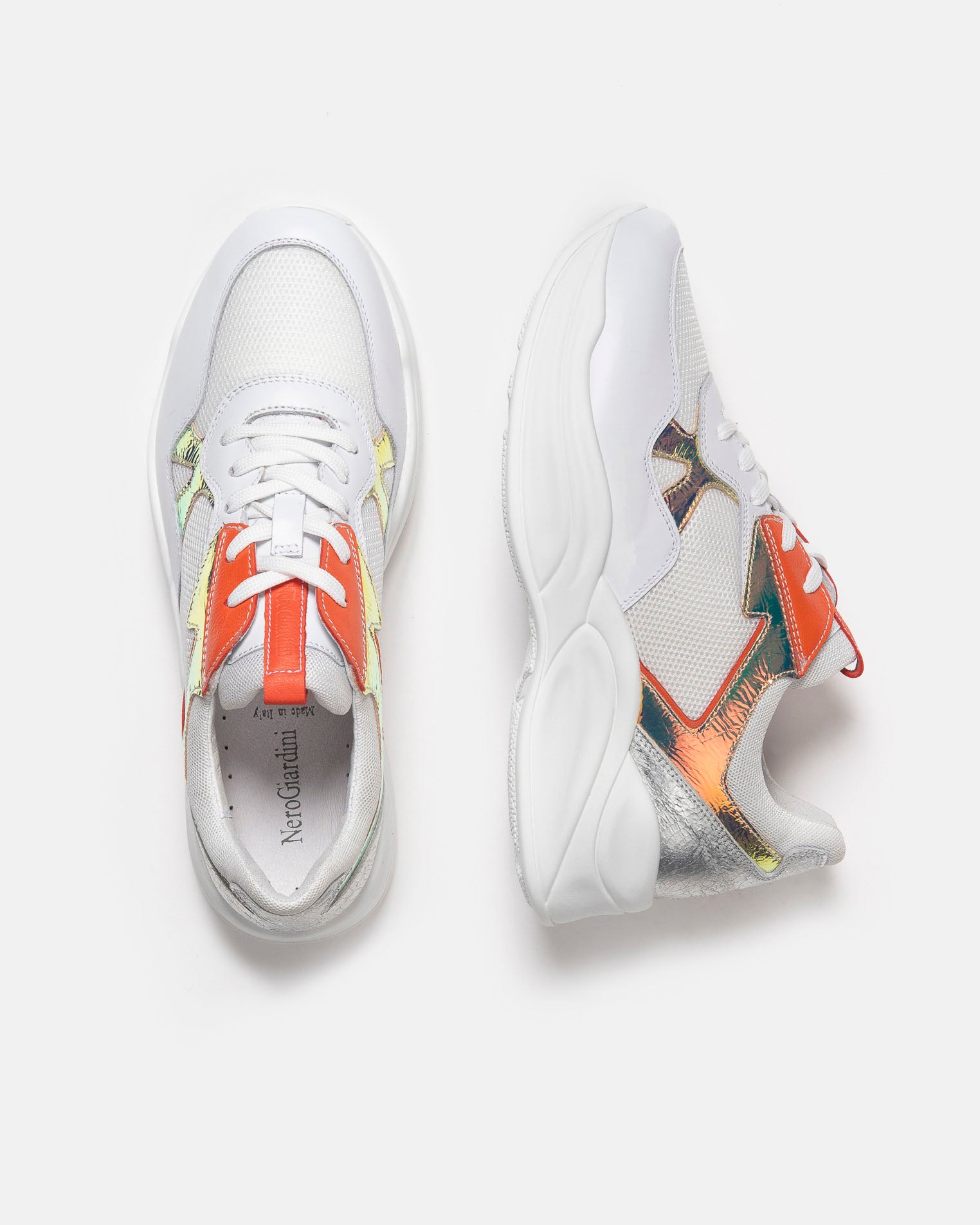 Sneakers Donna in Pelle e Tela
