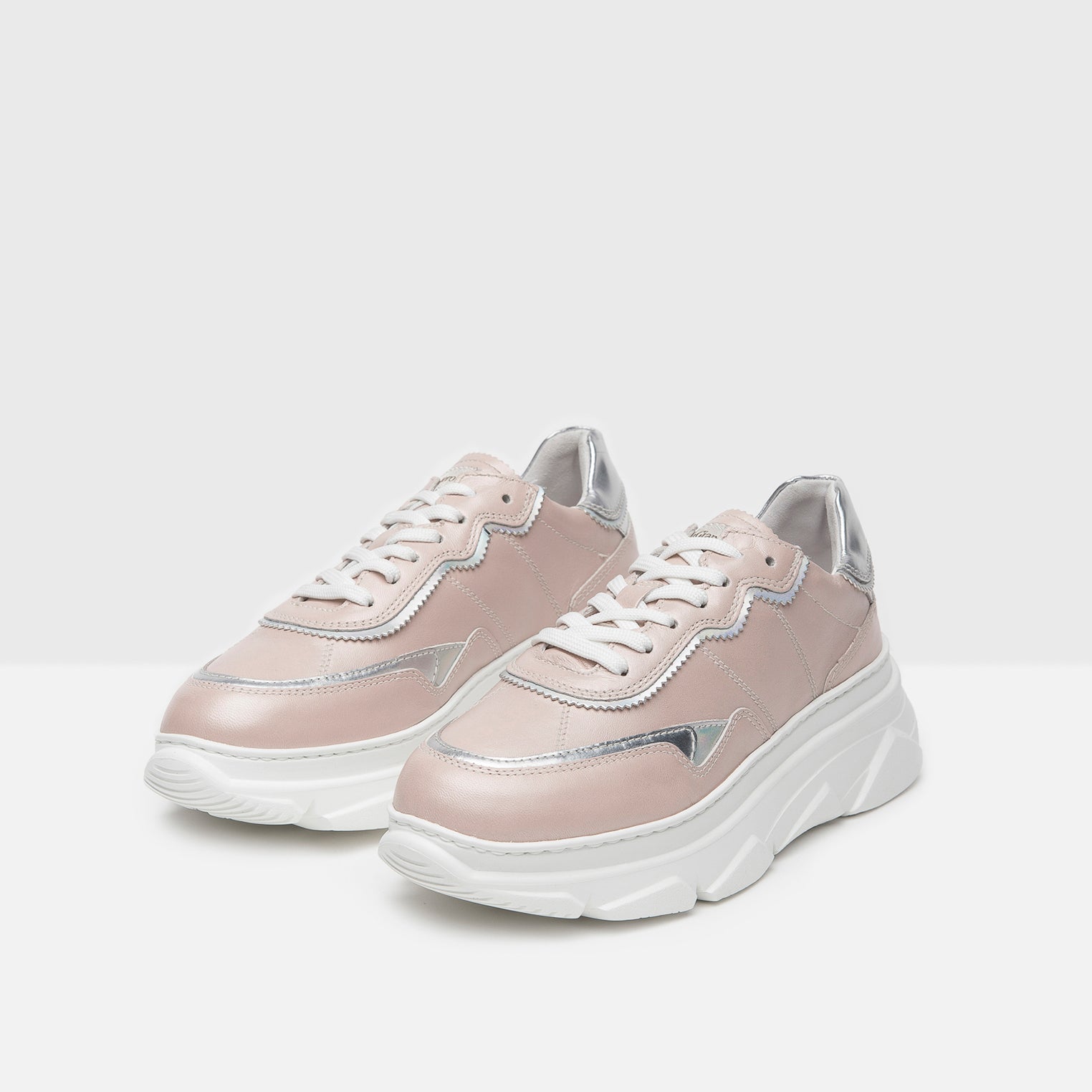 Sneakers Donna in Pelle e Materiale Tecnico
