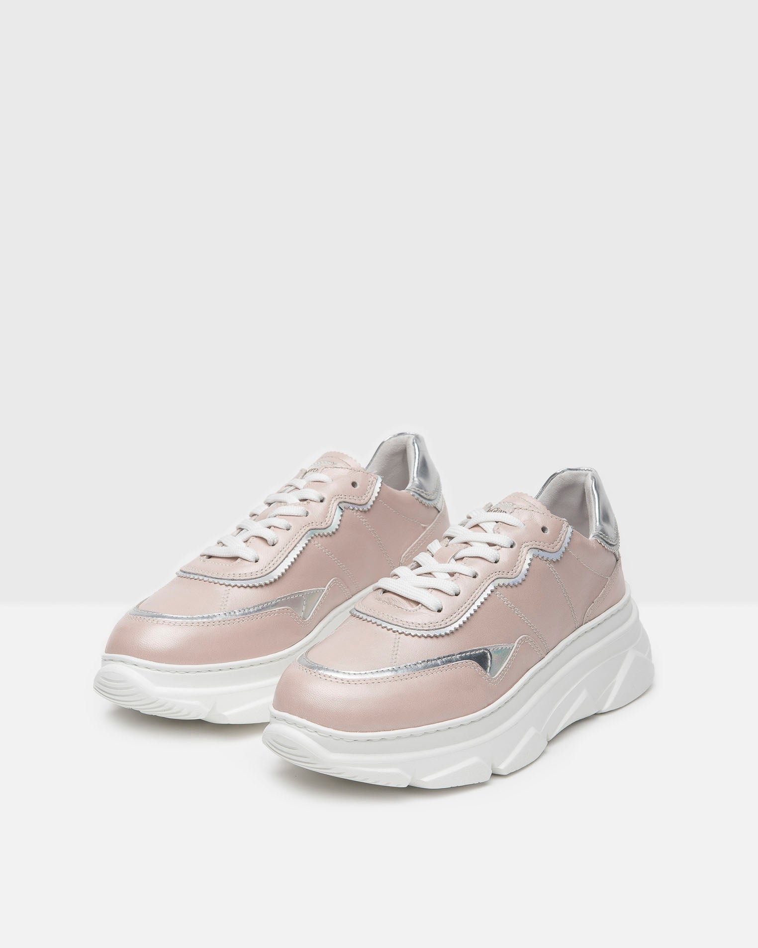 Sneakers Donna in Pelle e Materiale Tecnico