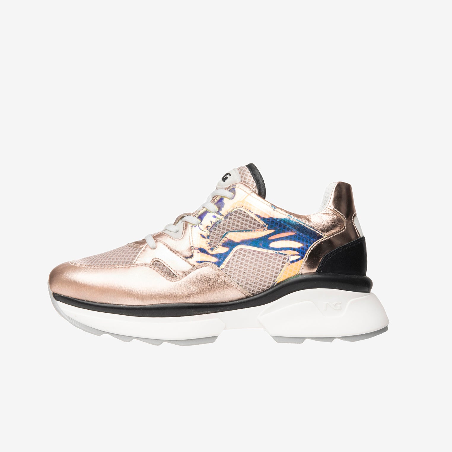 Sneakers Donna in Pelle, Tela e Materiale Tecnico
