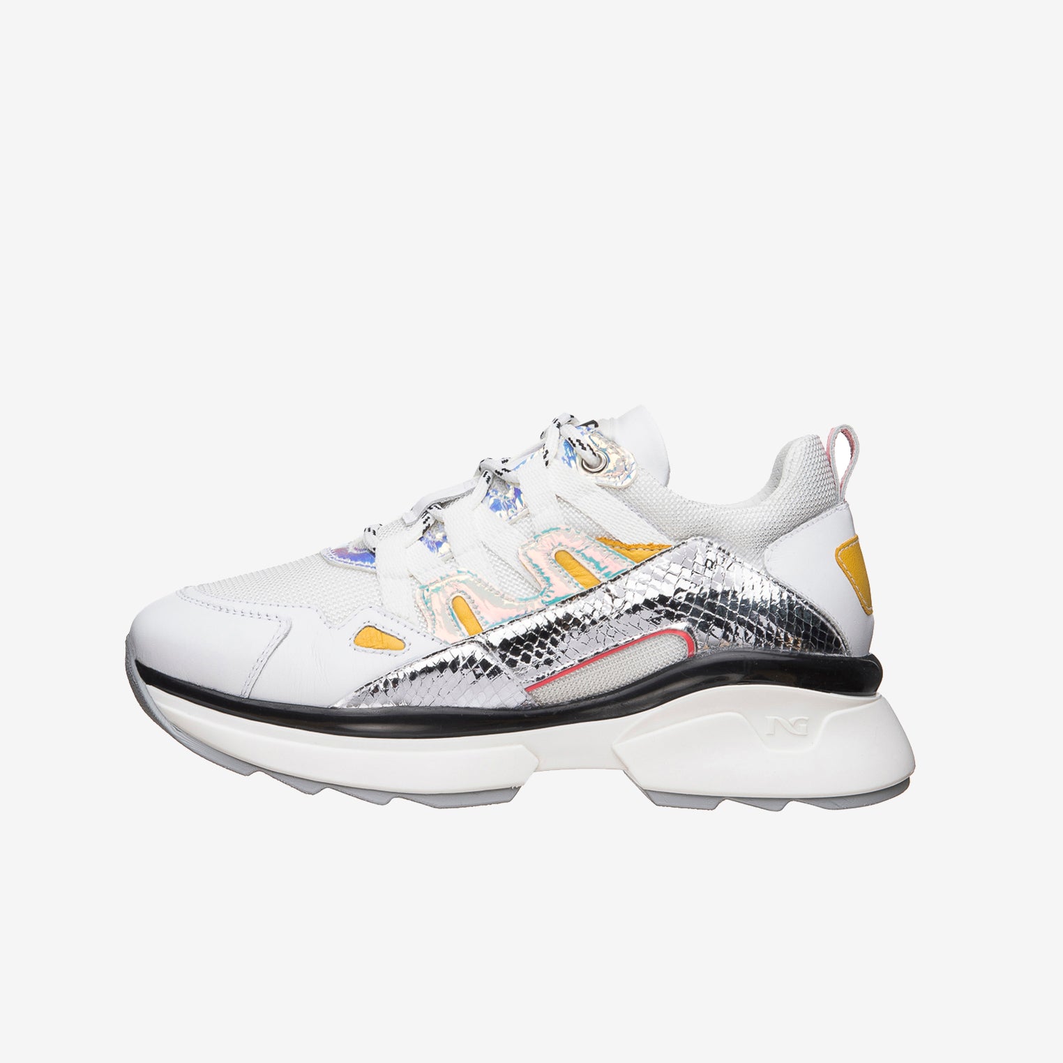 Sneakers Donna in Pelle e Tela
