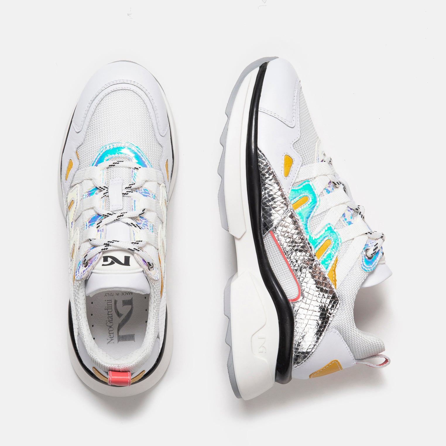 Sneakers Donna in Pelle e Tela