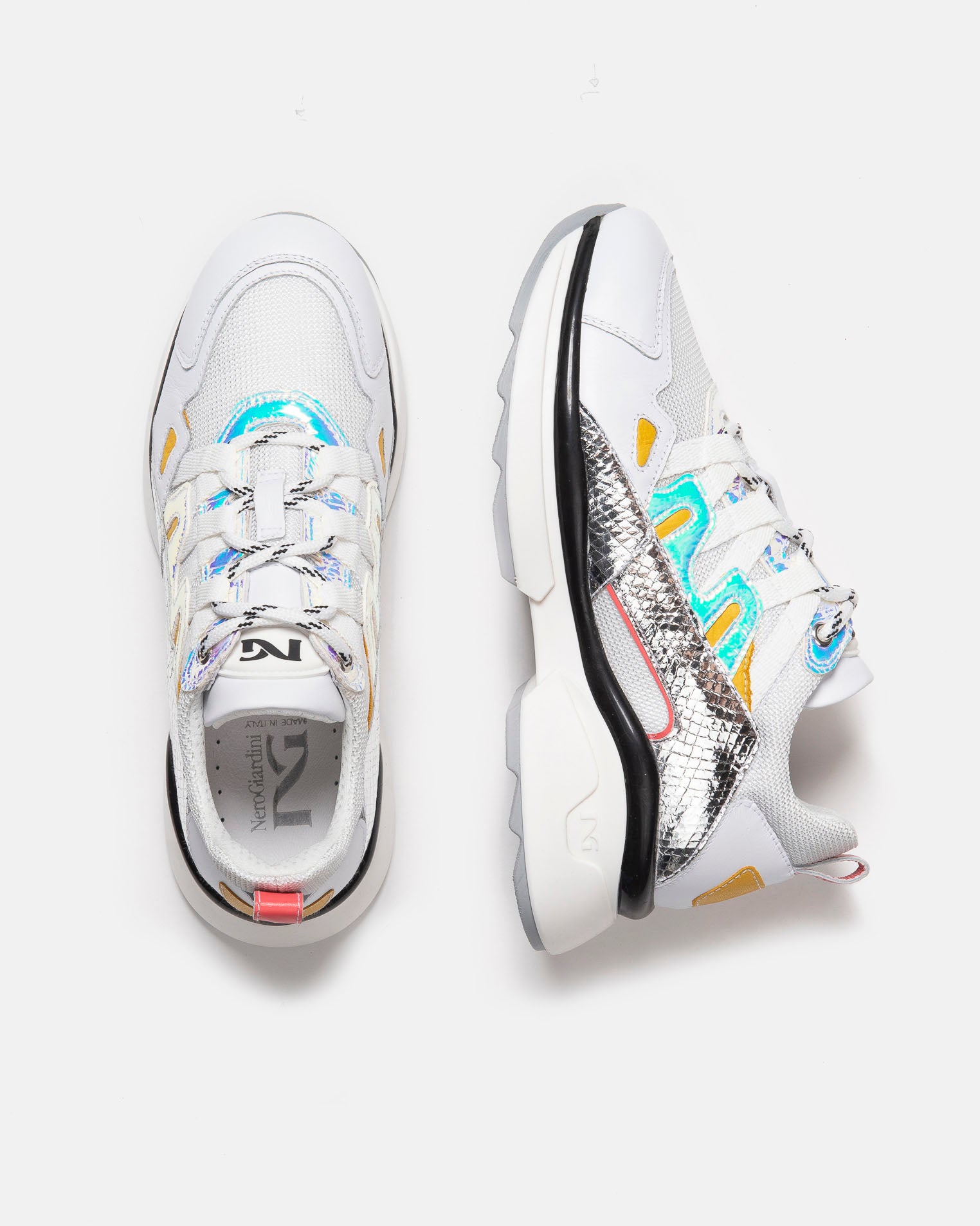 Sneakers Donna in Pelle e Tela