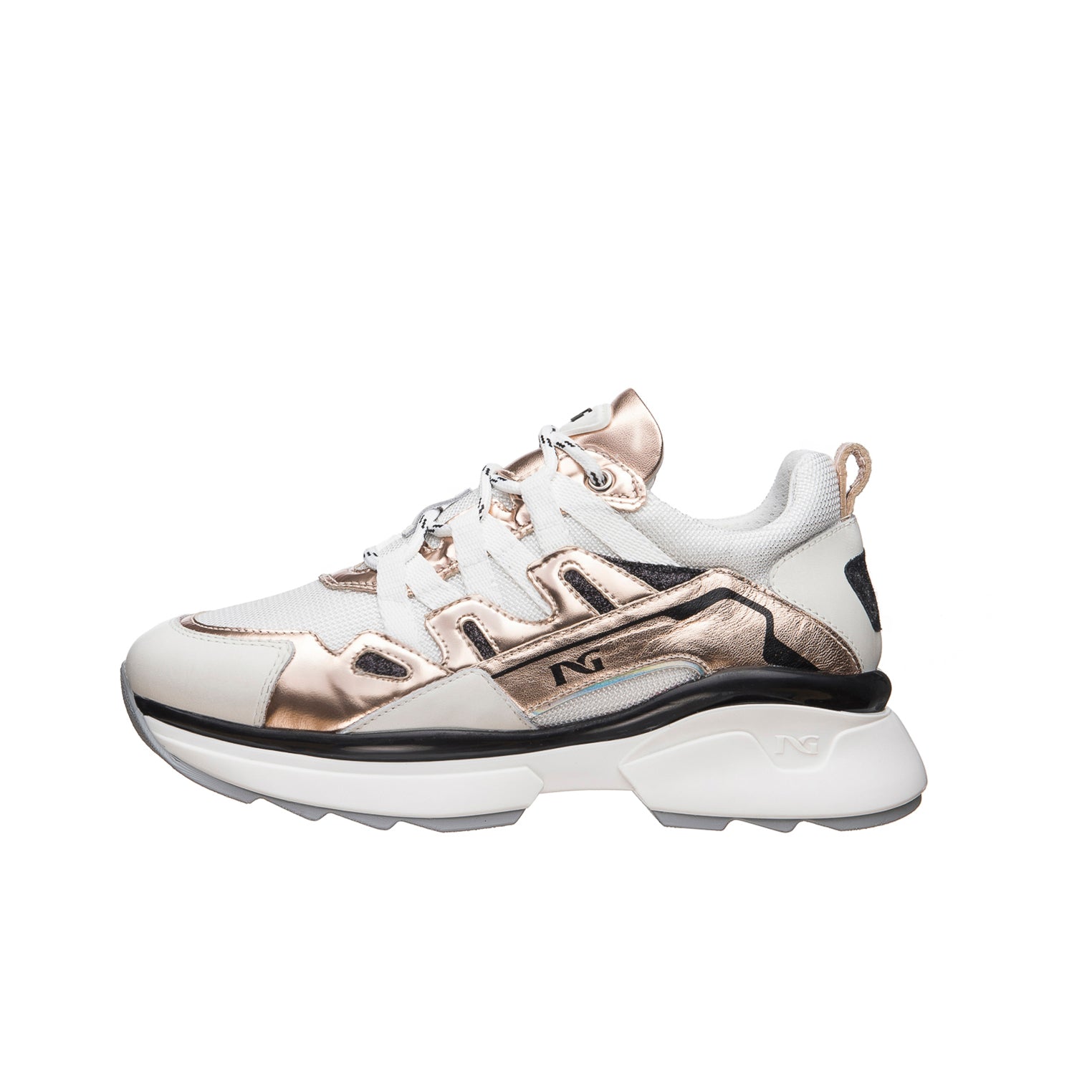 Sneakers Donna in Pelle, Tela e Materiale Tecnico