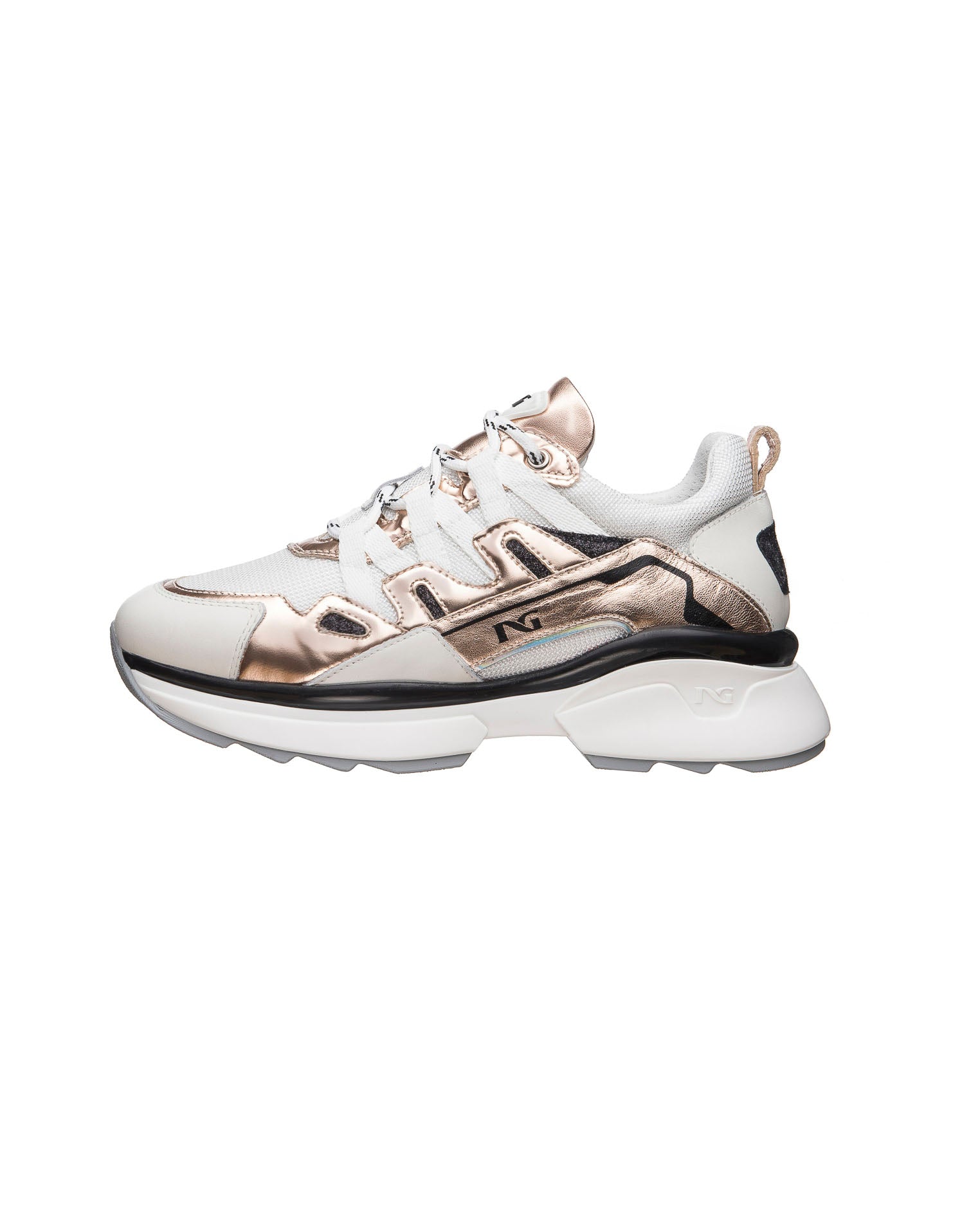 Sneakers Donna in Pelle, Tela e Materiale Tecnico