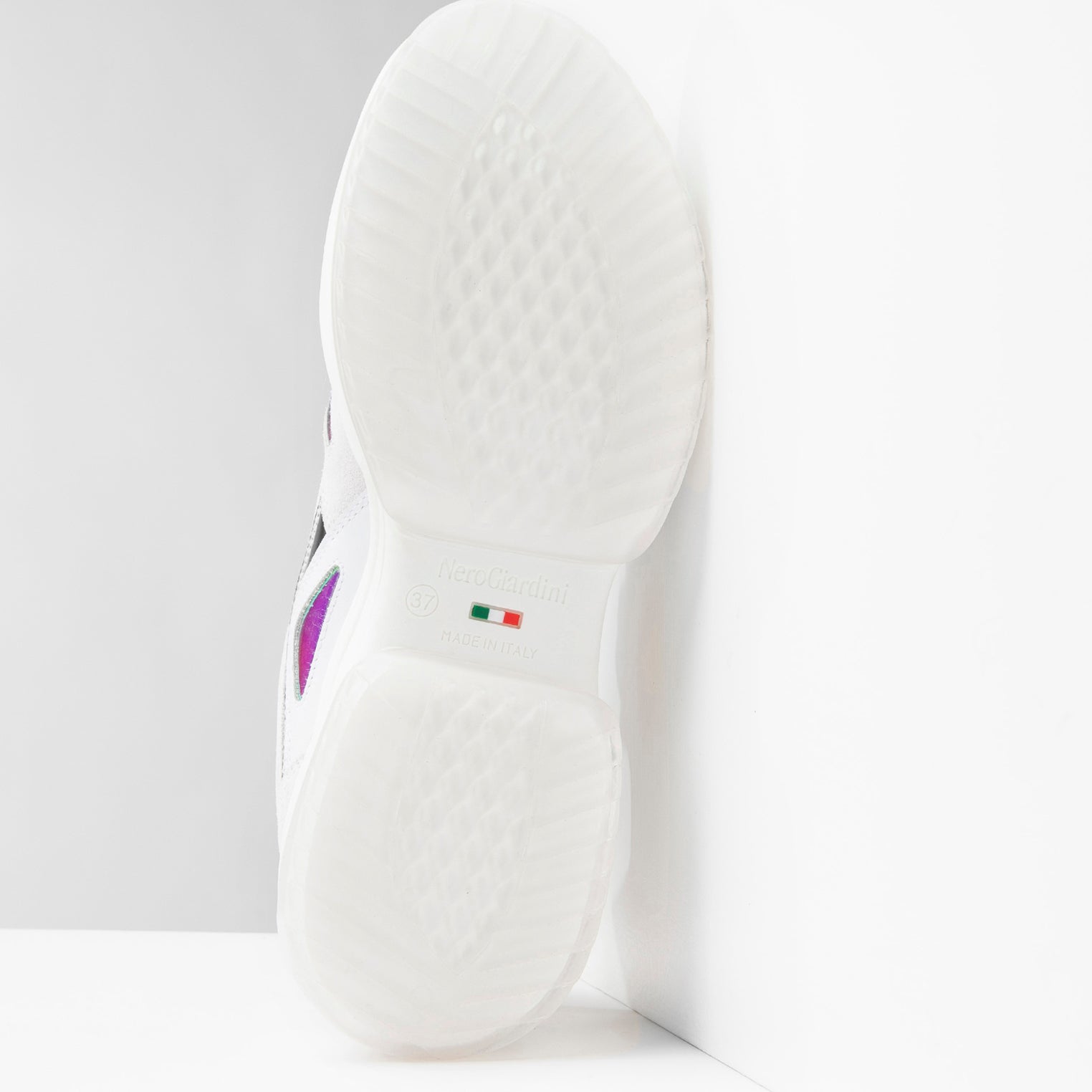 Sneakers Donna in Pelle, Camoscio e  Tela