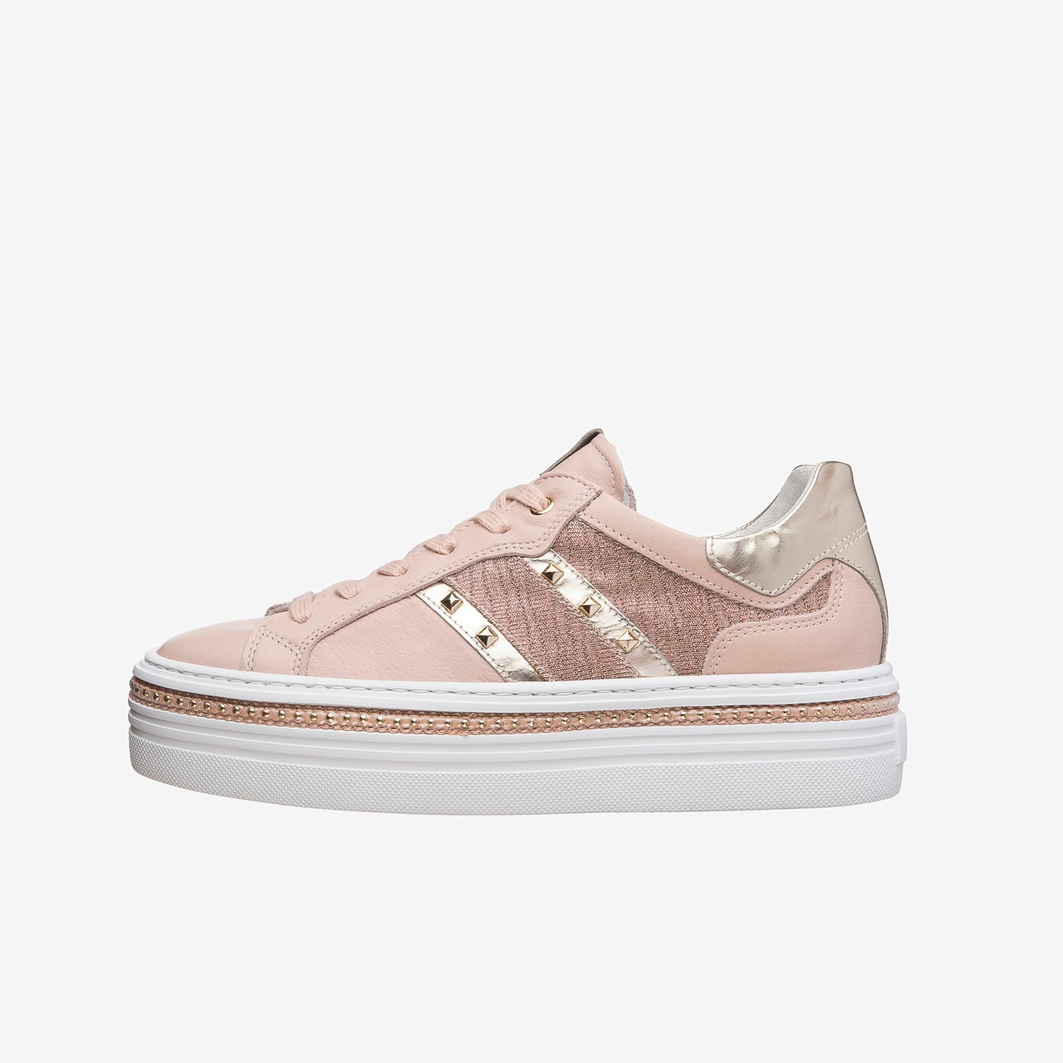 Sneakers Donna in Pelle e Tela