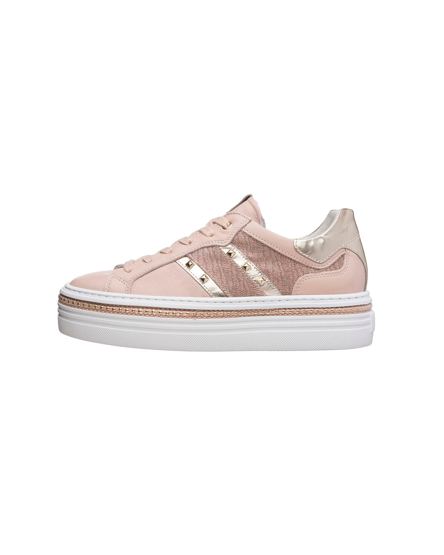 Sneakers Donna in Pelle e Tela