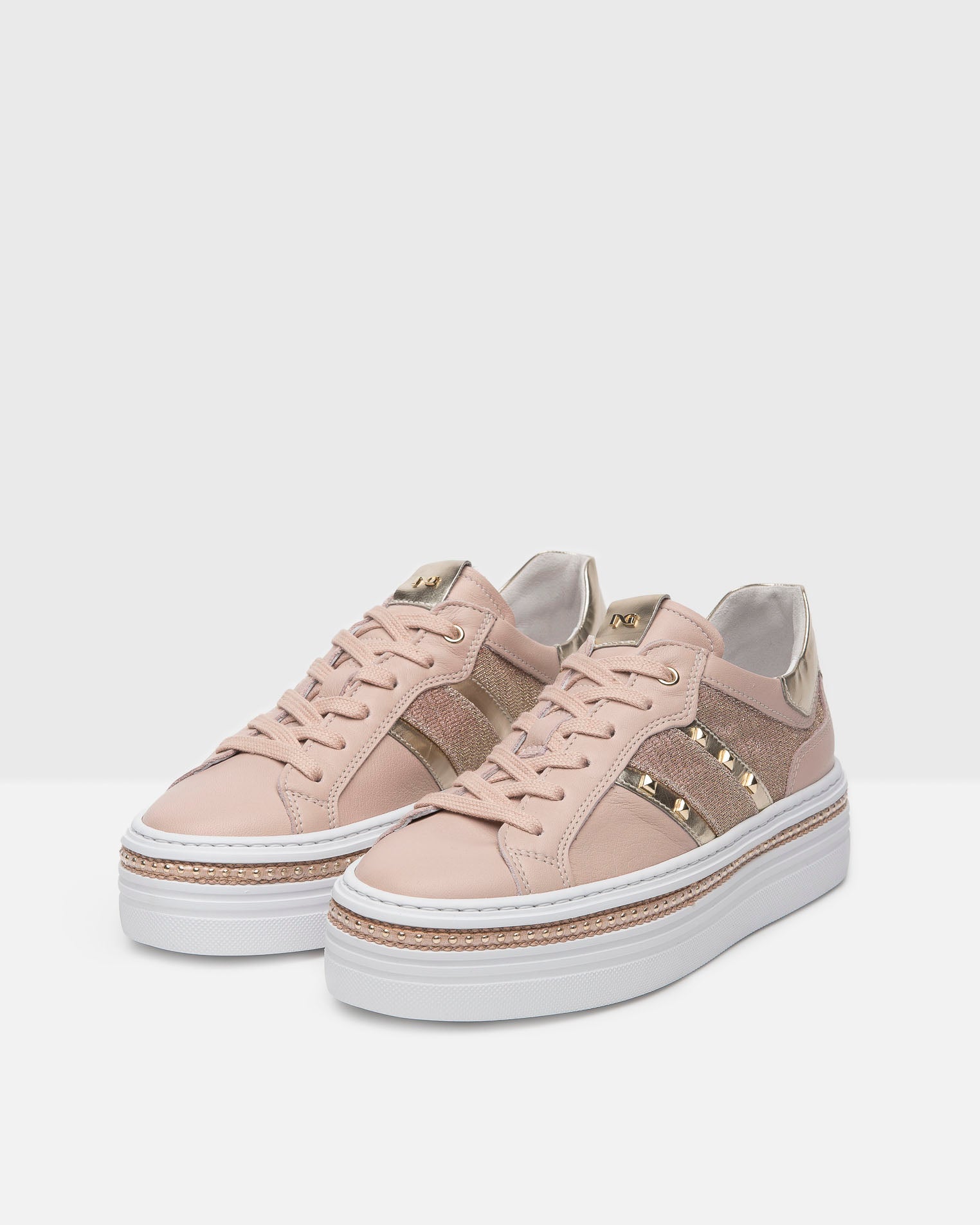 Sneakers Donna in Pelle e Tela