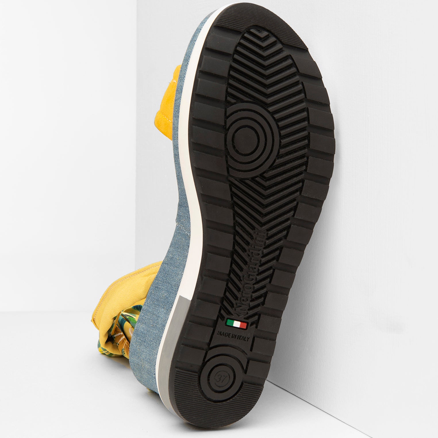 Sandali Donna in Suede e Tessuto