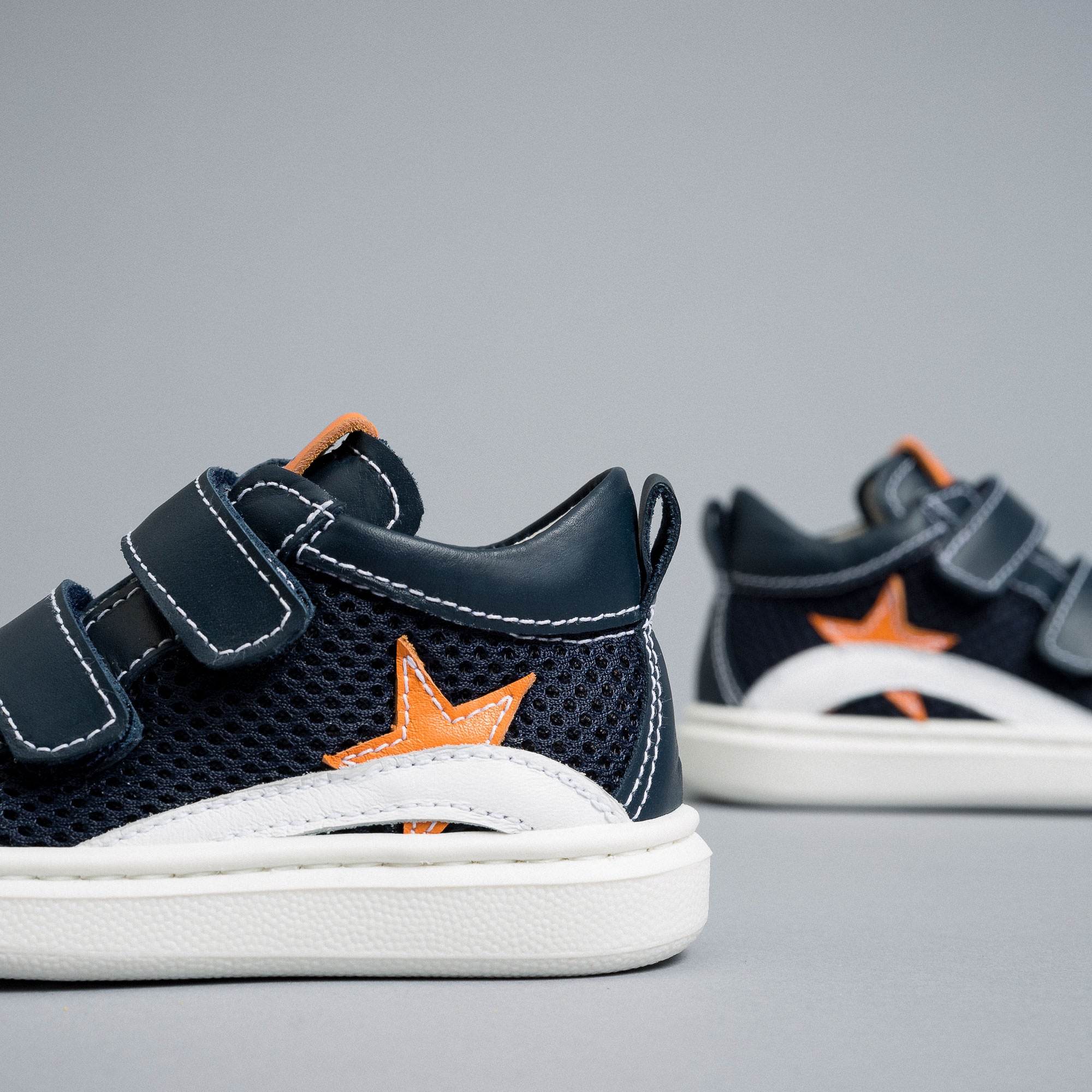 Sneakers Kids da Bambino in Pelle e Tela