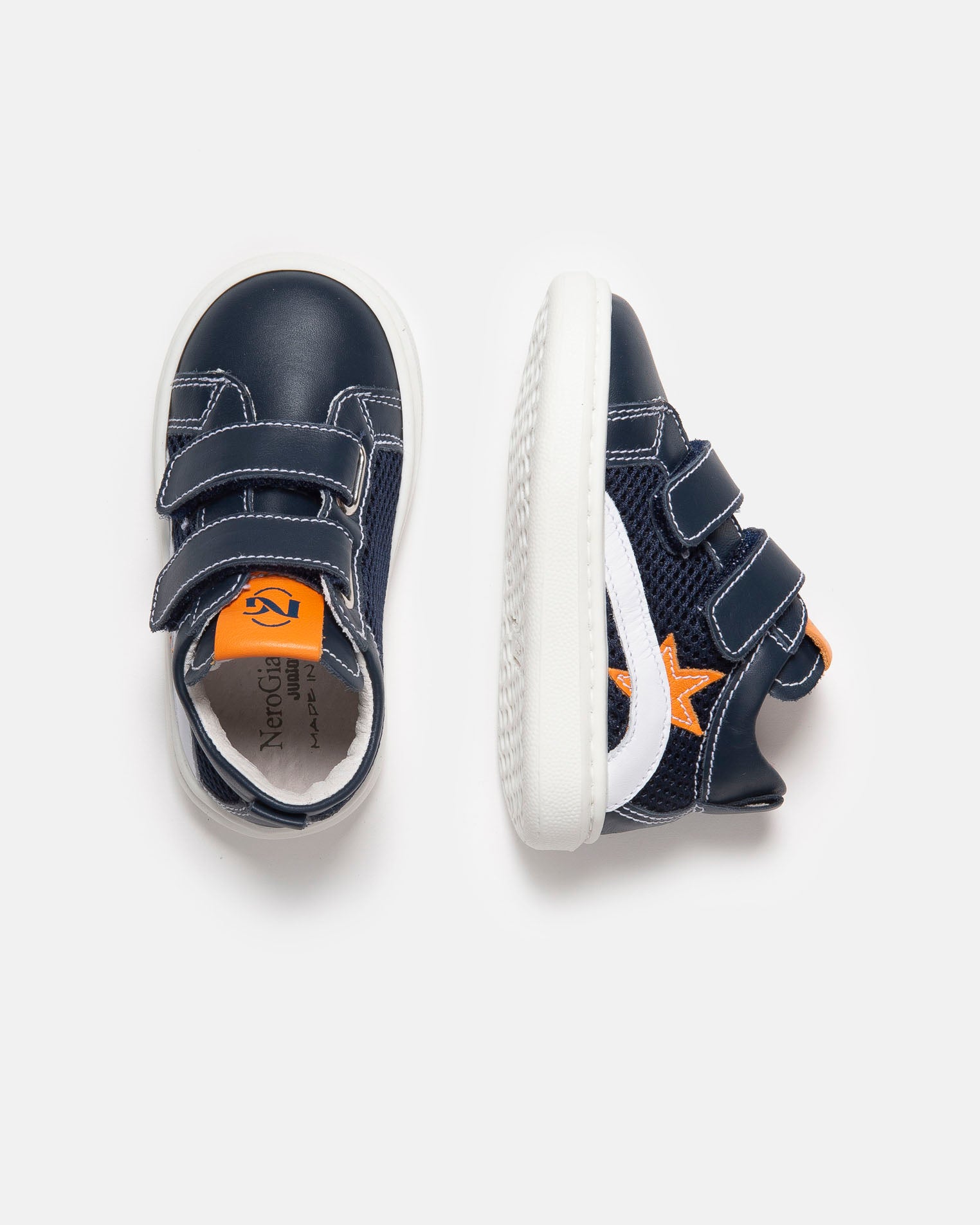 Sneakers Kids da Bambino in Pelle e Tela