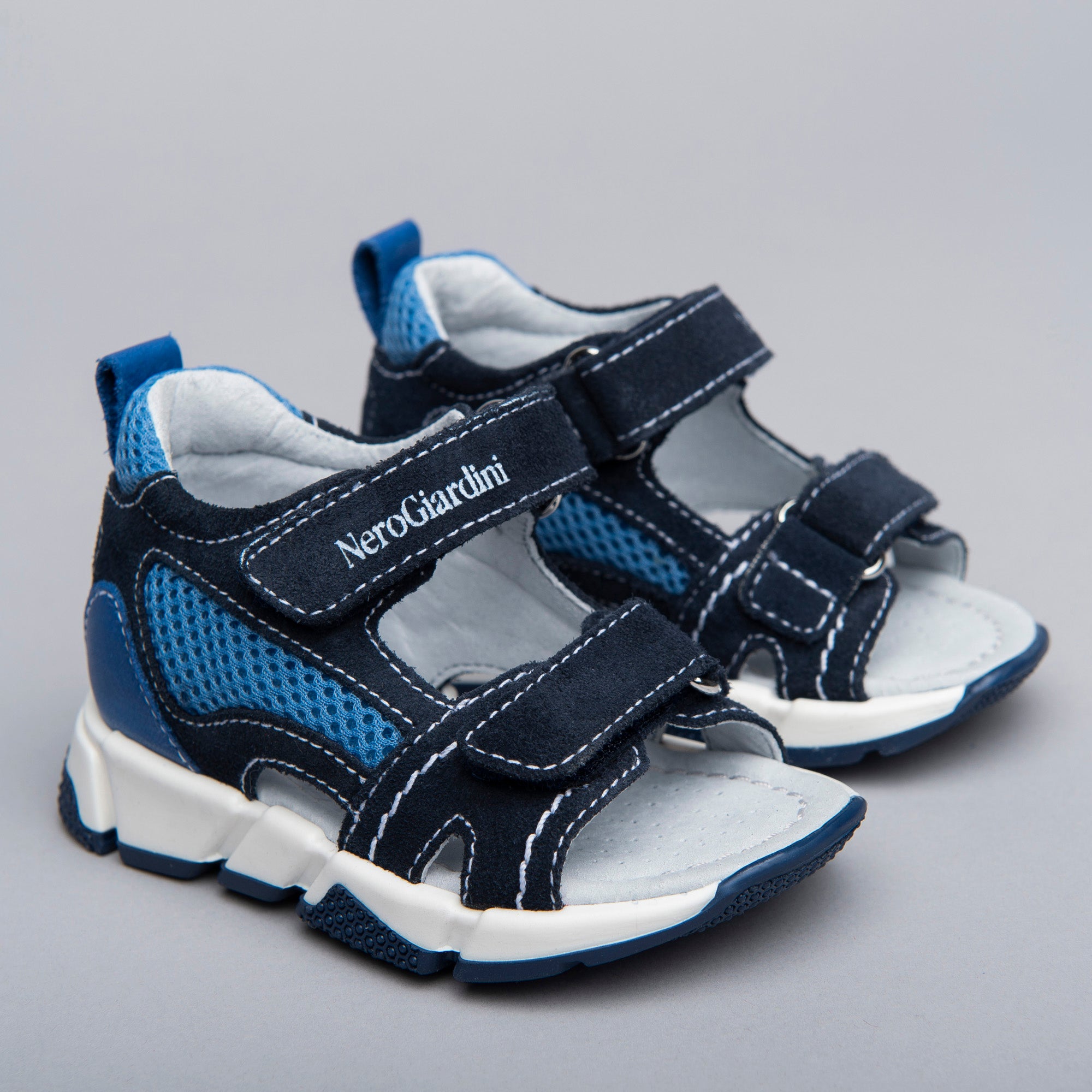 Sandali Kids da Bambino in Camoscio e Tela