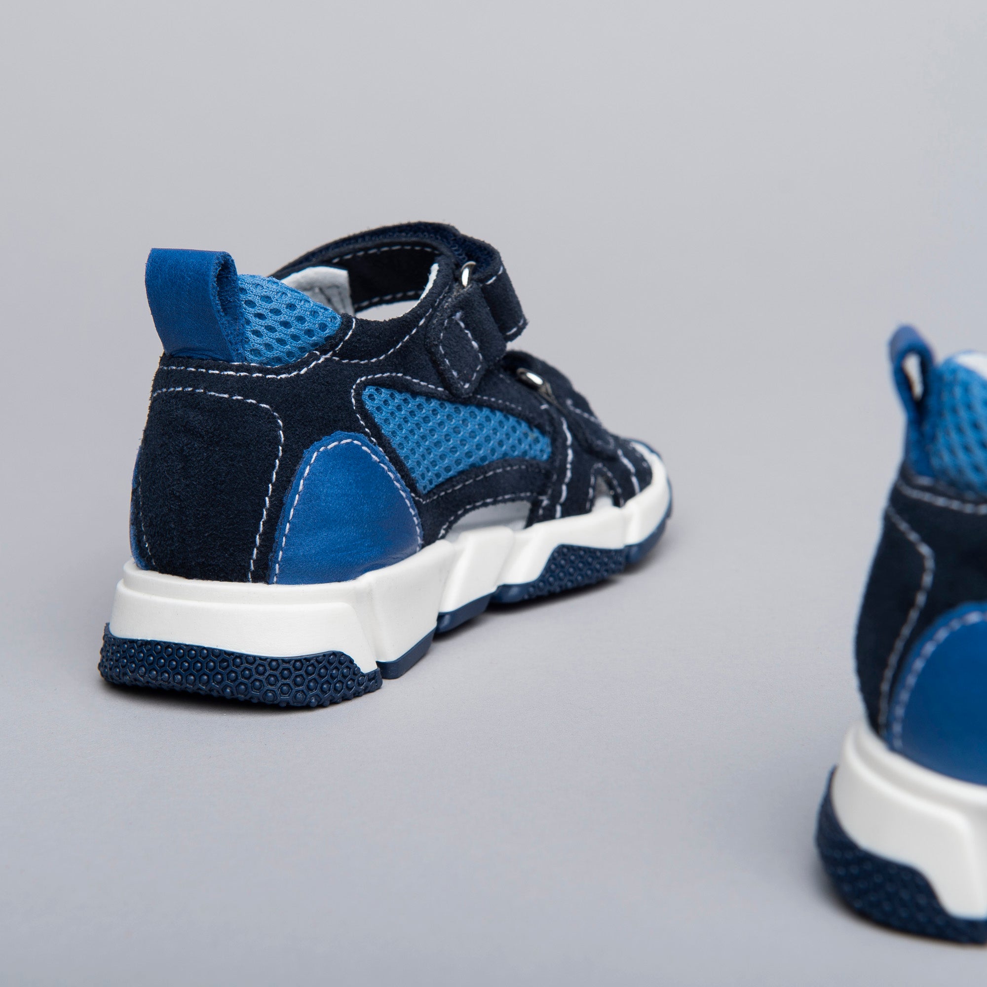 Sandali Kids da Bambino in Camoscio e Tela