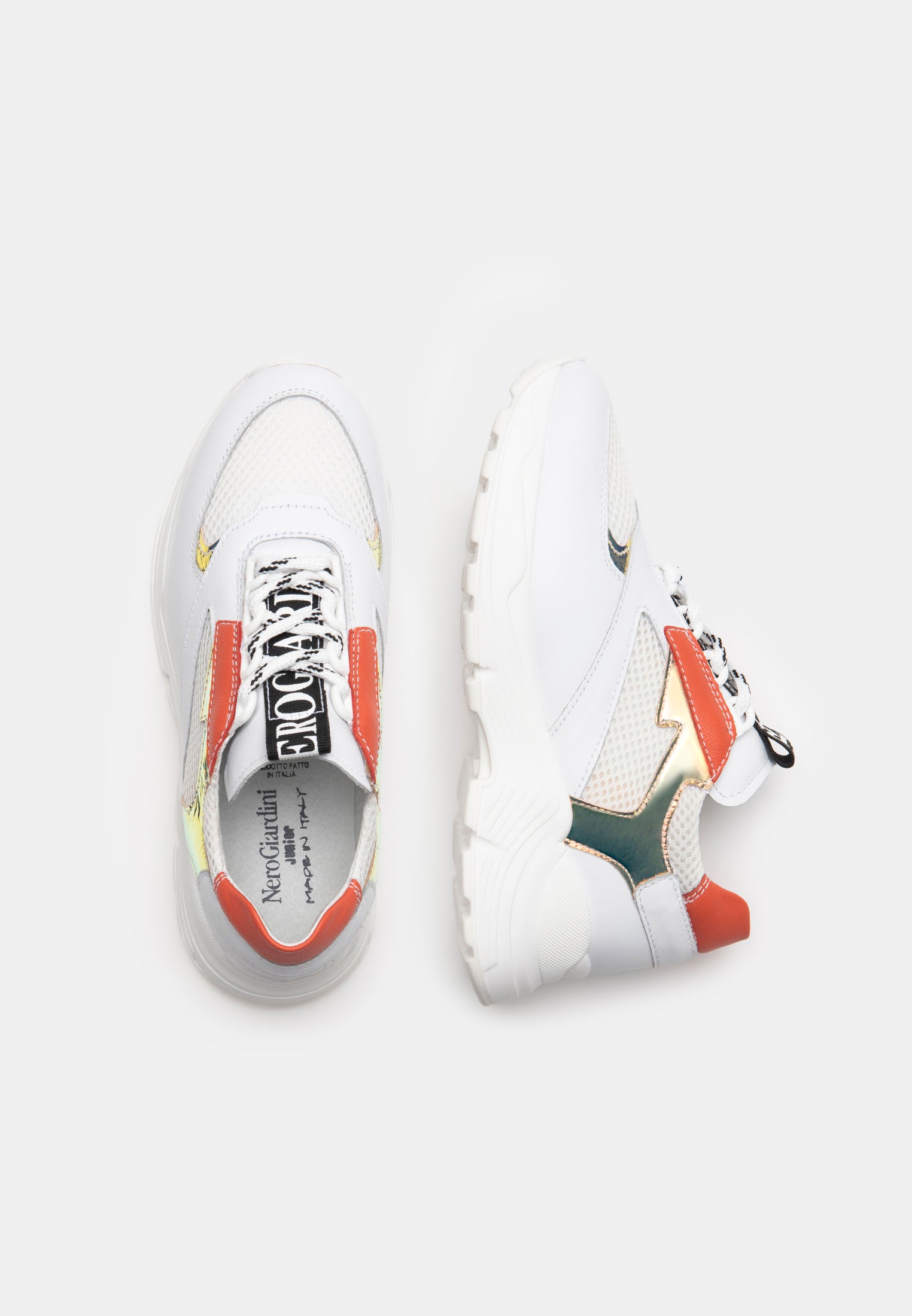 Sneakers Teens da Ragazza in Pelle e Tela