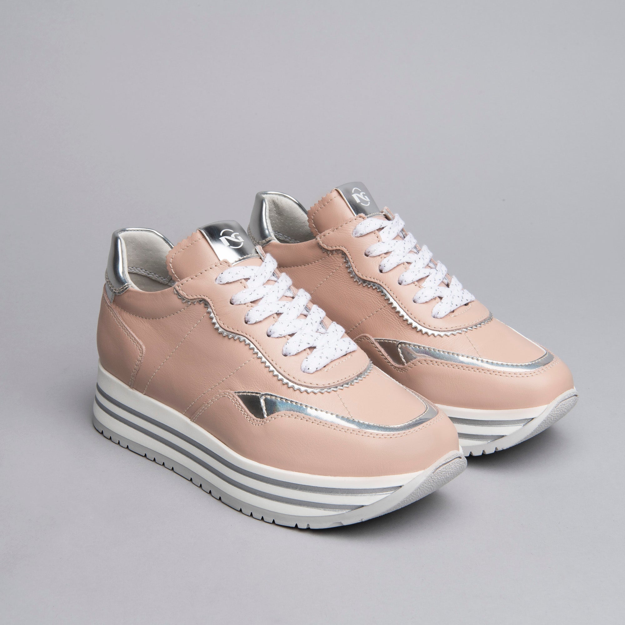 Sneakers Teens da Ragazza in Pelle e Materiale Tecnico