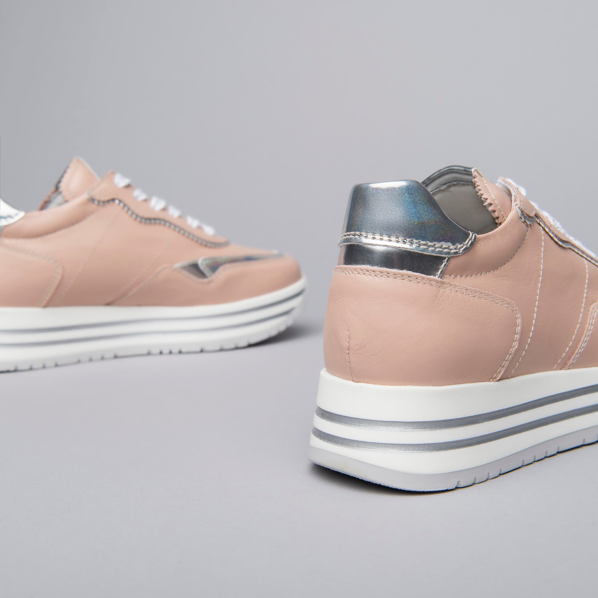 Sneakers Teens da Ragazza in Pelle e Materiale Tecnico