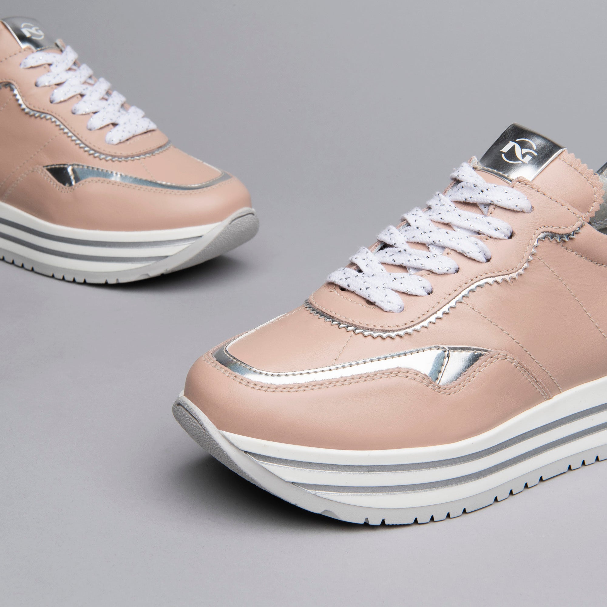 Sneakers Teens da Ragazza in Pelle e Materiale Tecnico