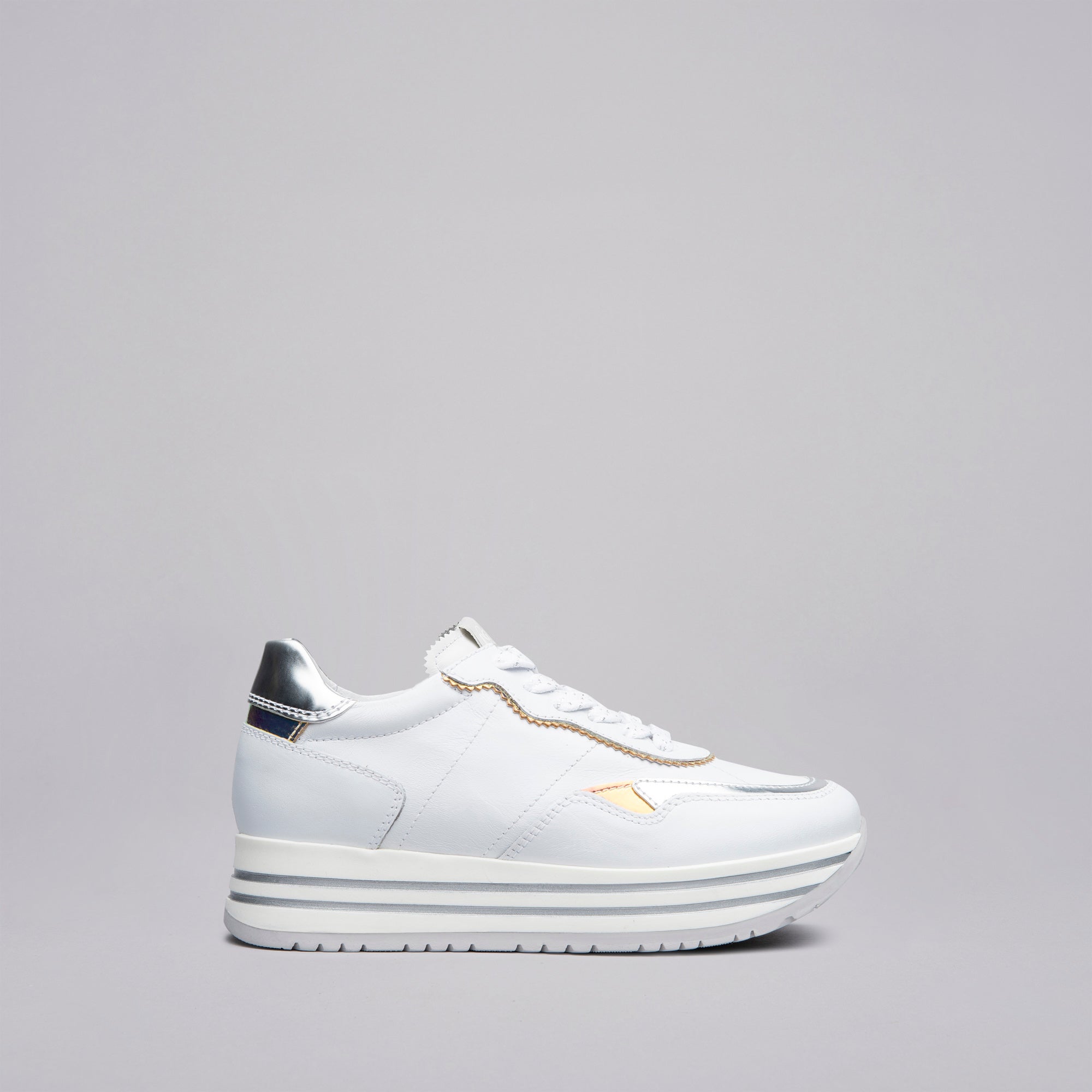 Sneakers Teens da Ragazza in Pelle e Materiale Tecnico