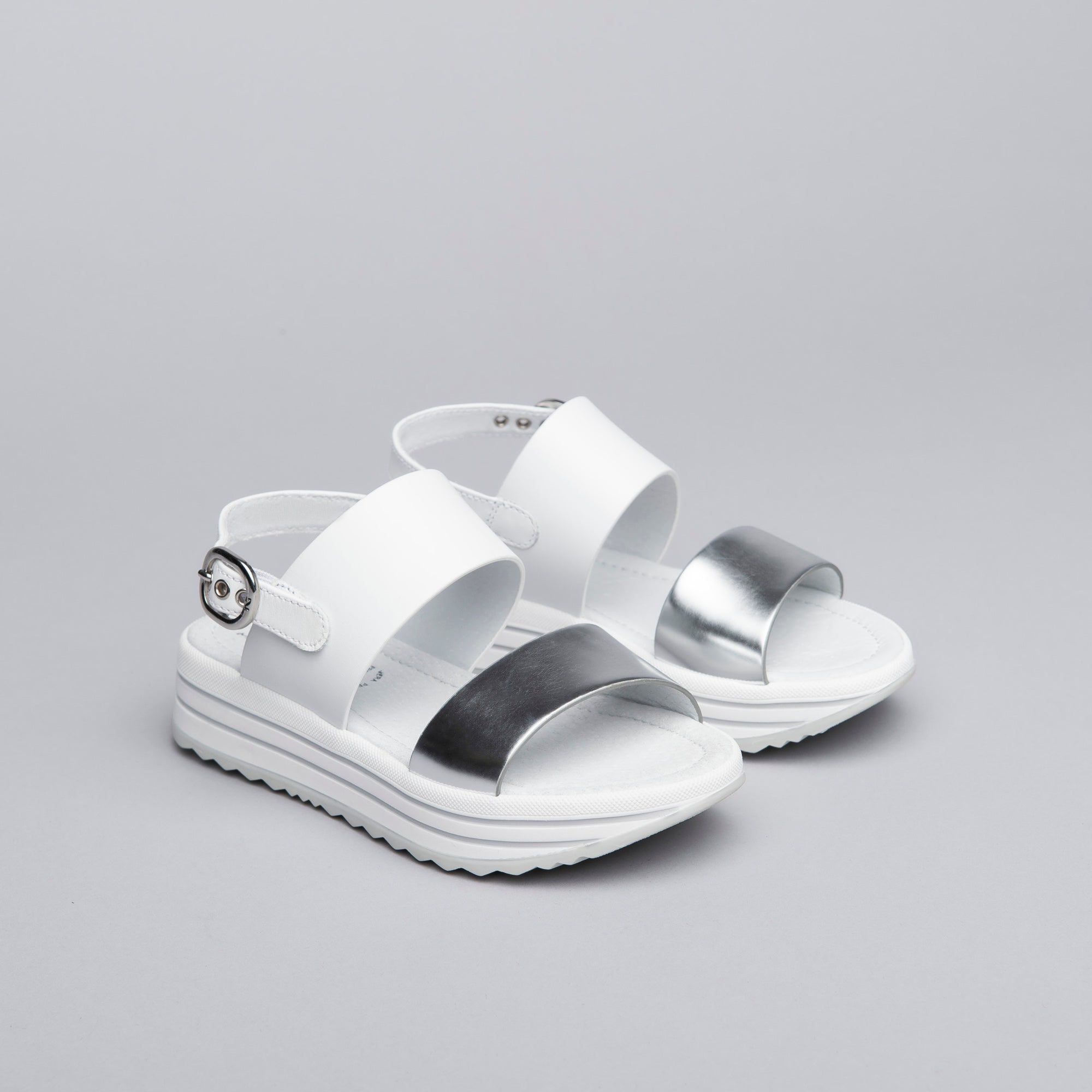 Sandali Teens da Ragazza in Pelle e Materiale Tecnico