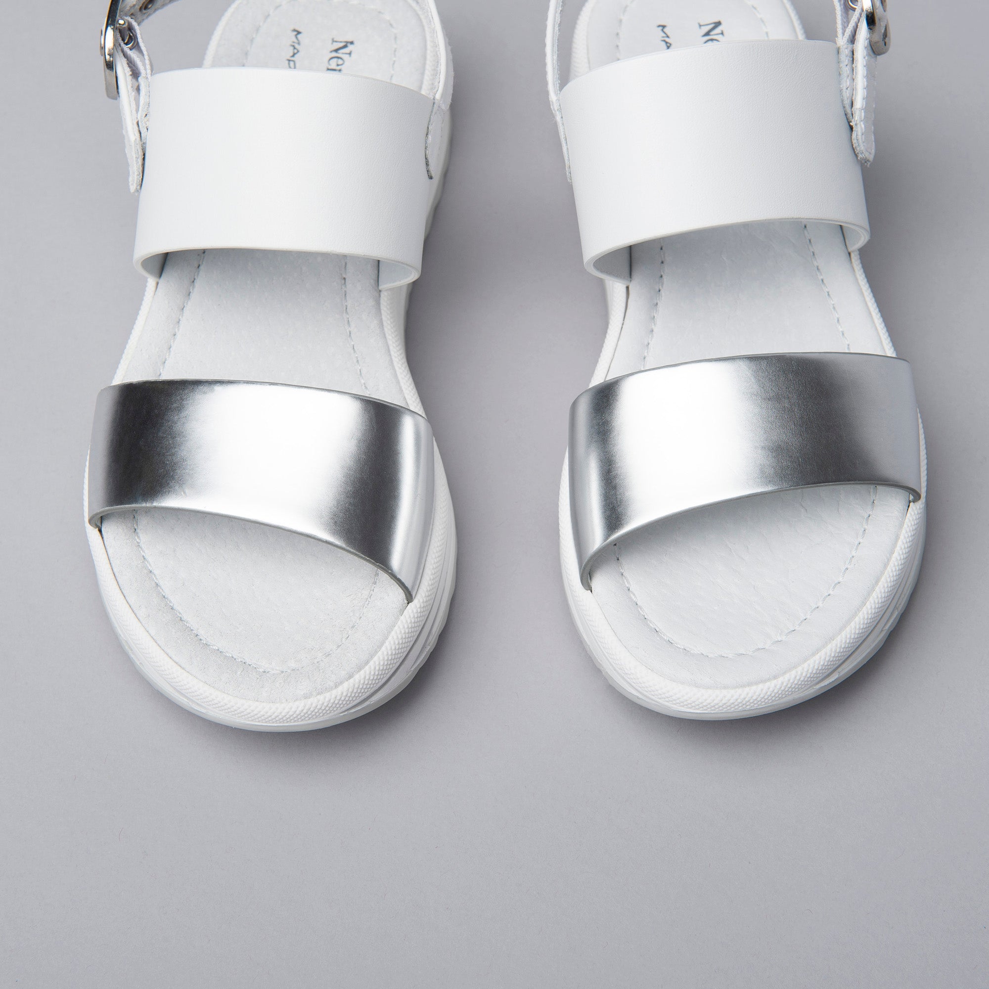 Sandali Teens da Ragazza in Pelle e Materiale Tecnico