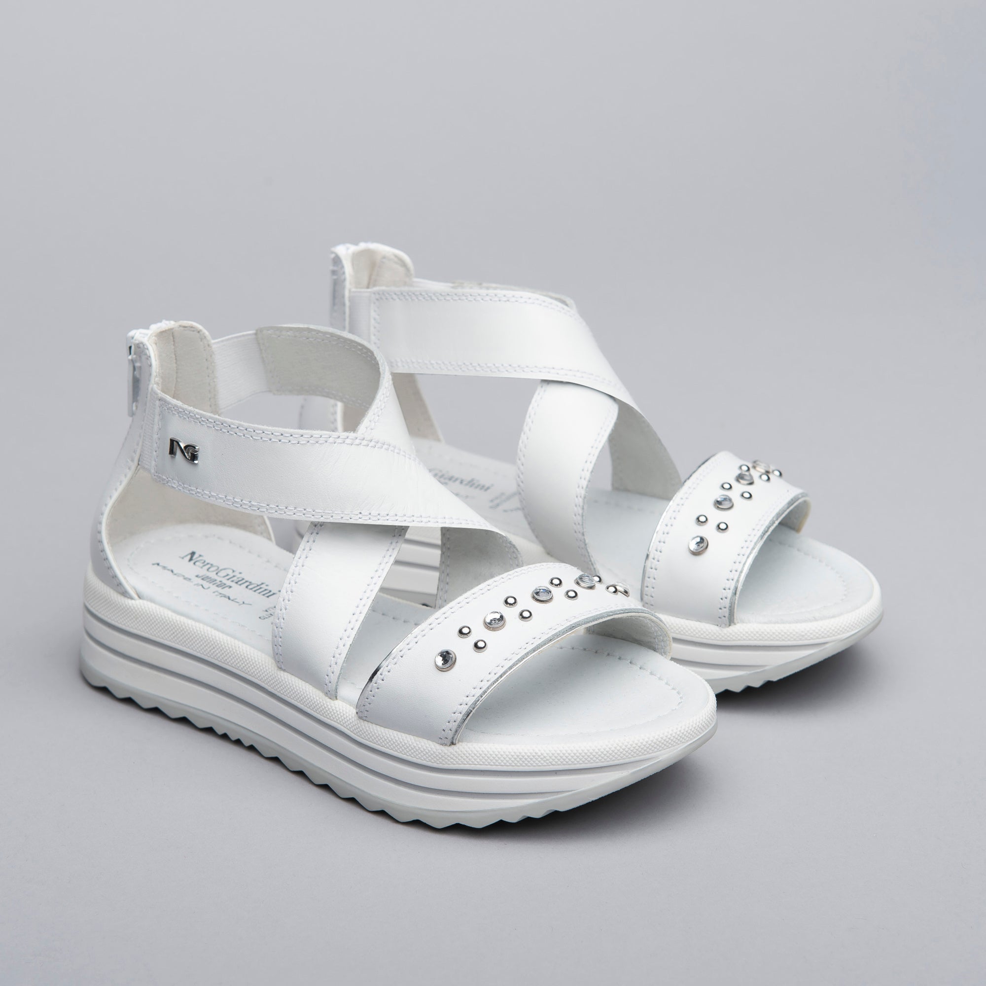 Sandali Teens da Ragazza in Pelle