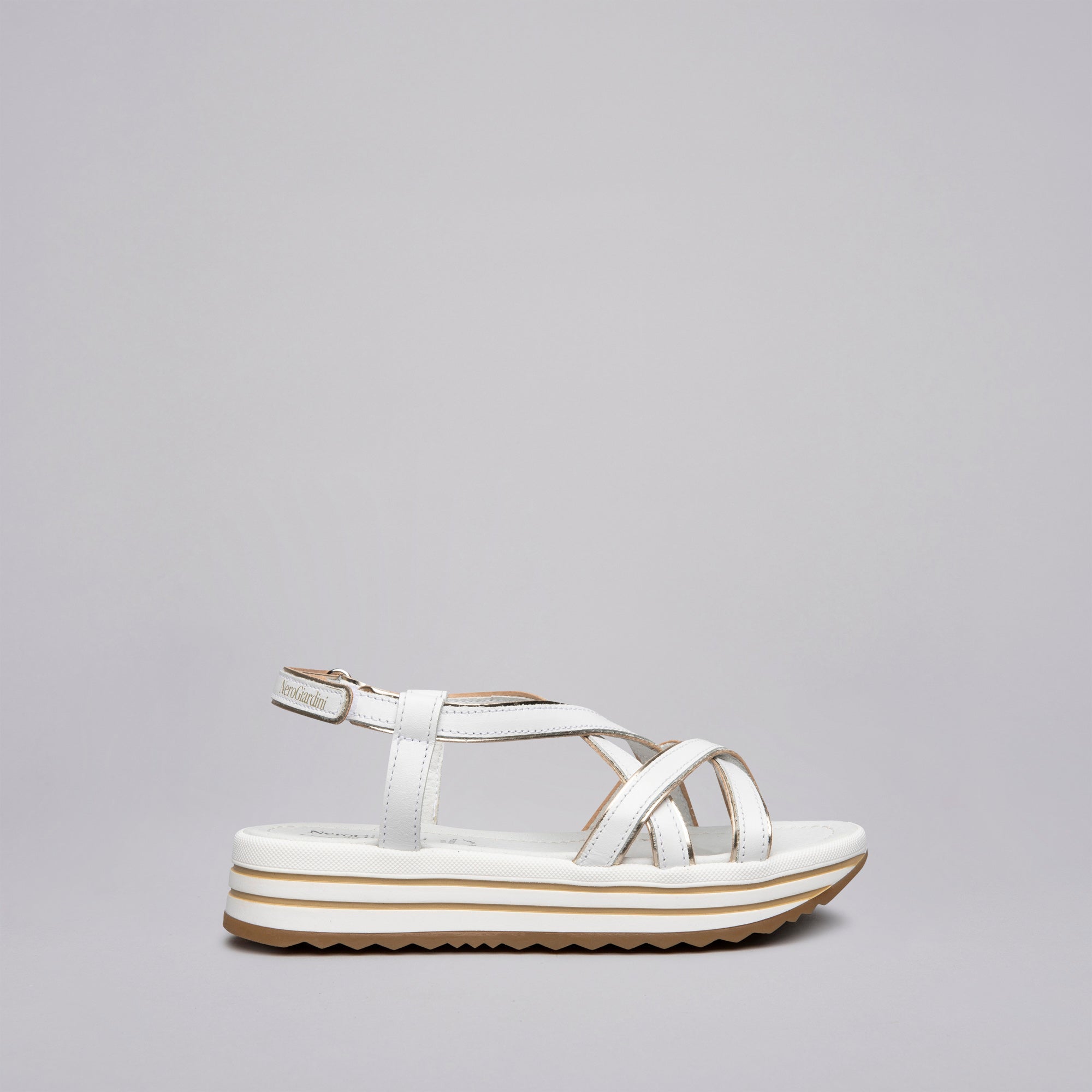 Sandali Teens da Ragazza in Pelle