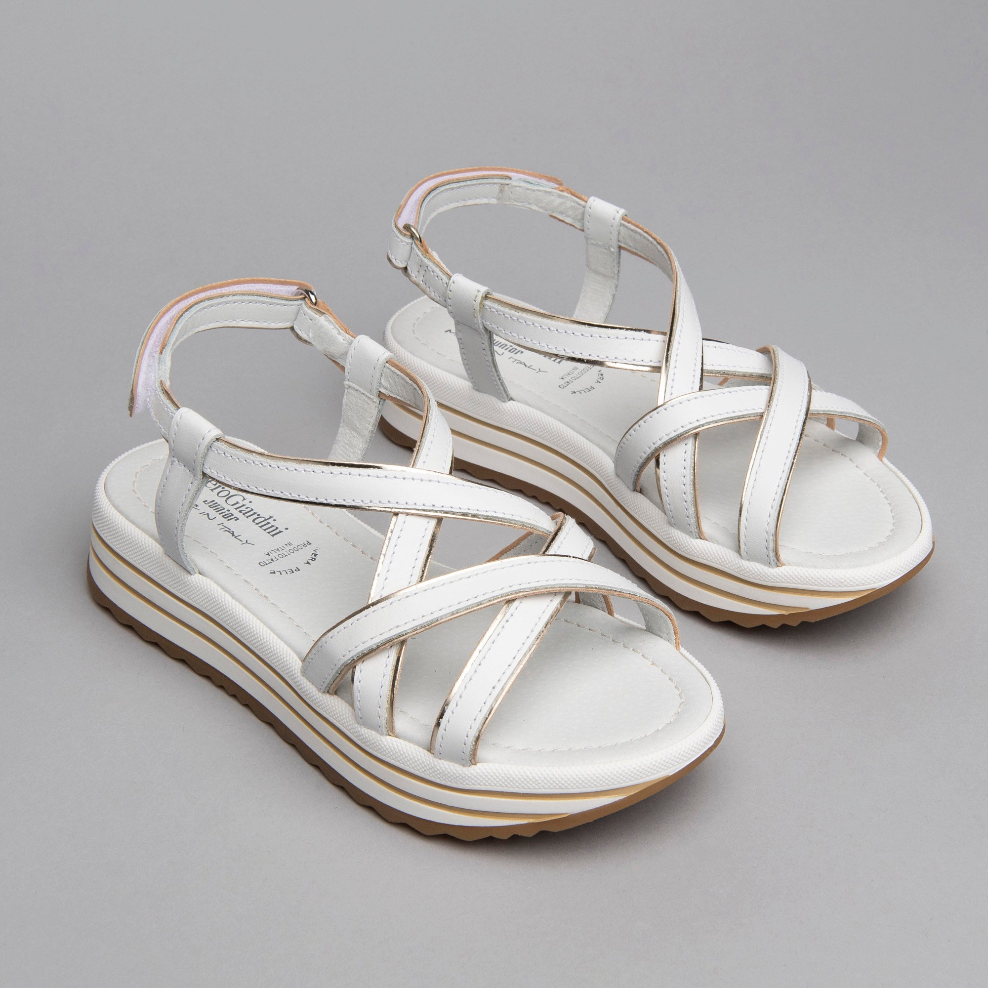 Sandali Teens da Ragazza in Pelle