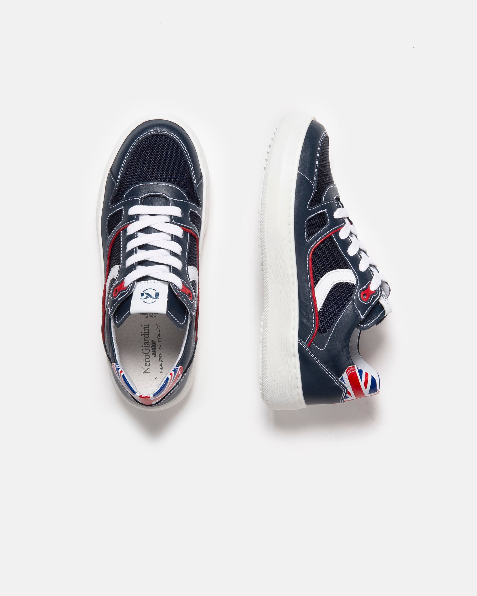 Sneakers Teens da Ragazzo in Pelle e Tela