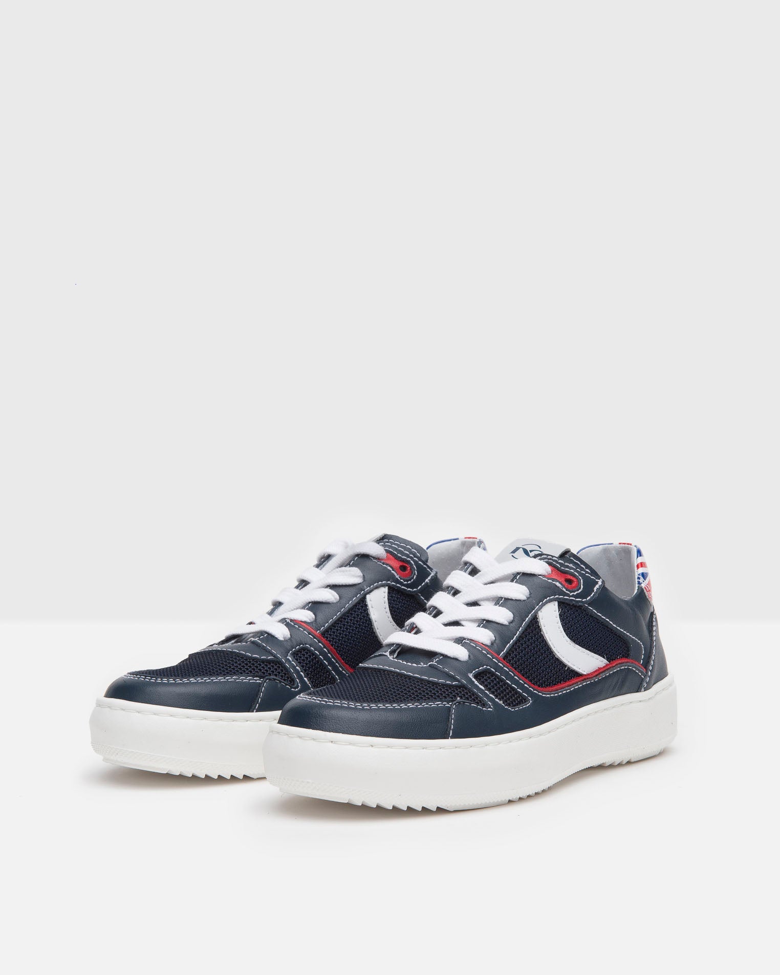 Sneakers Teens da Ragazzo in Pelle e Tela