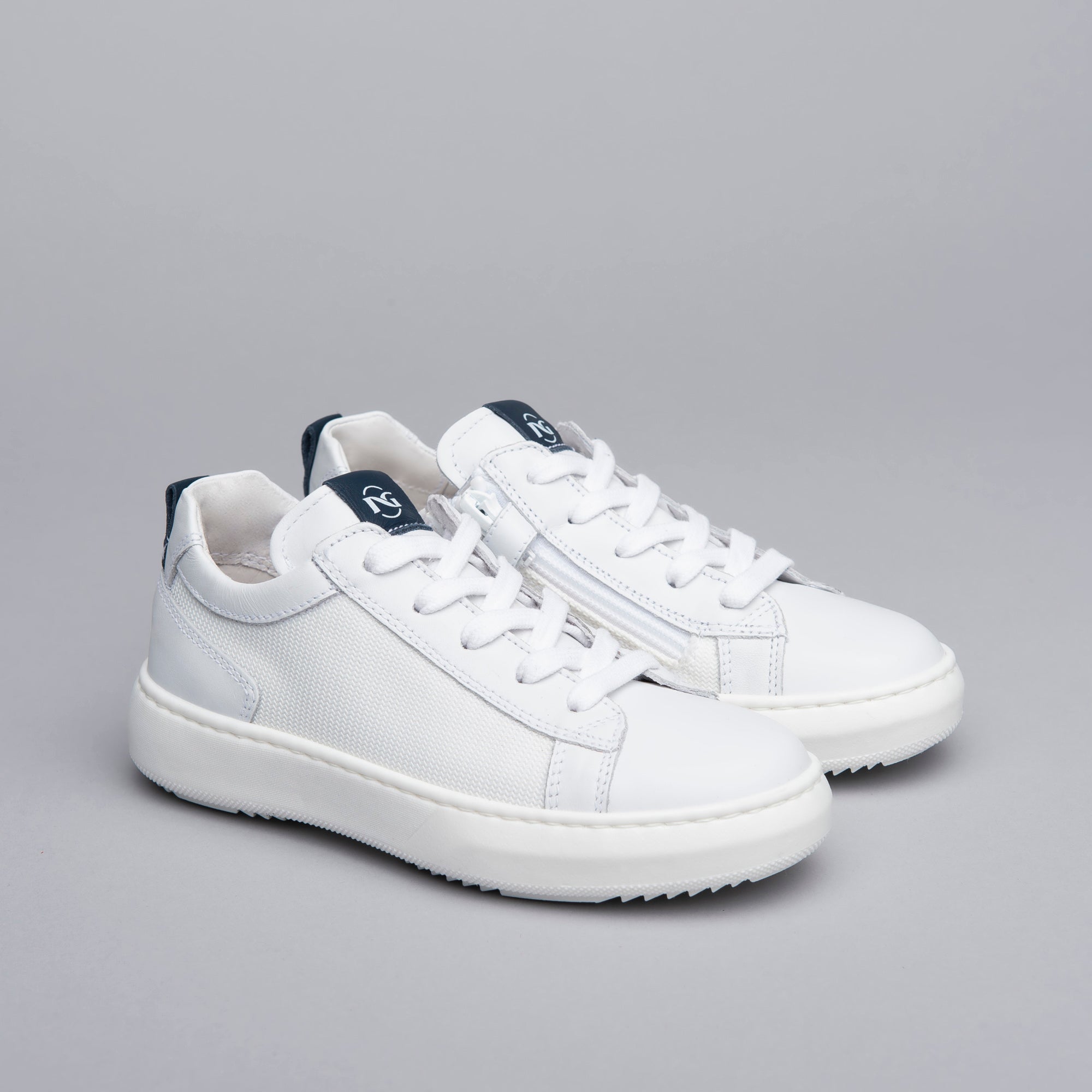 Sneakers Teens da Ragazzo in Pelle e Materiale Tecnico