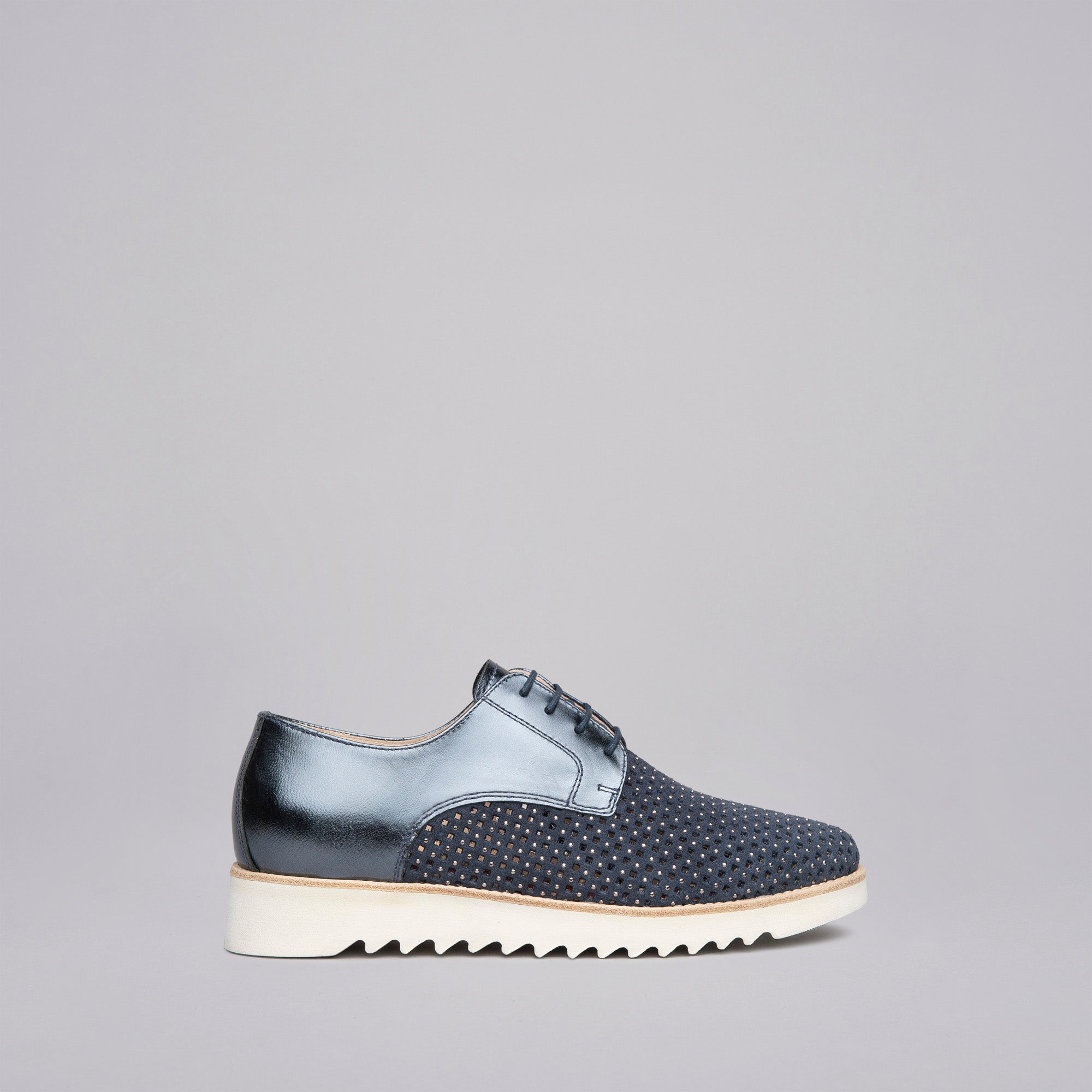 Stringate Donna in Suede e Pelle