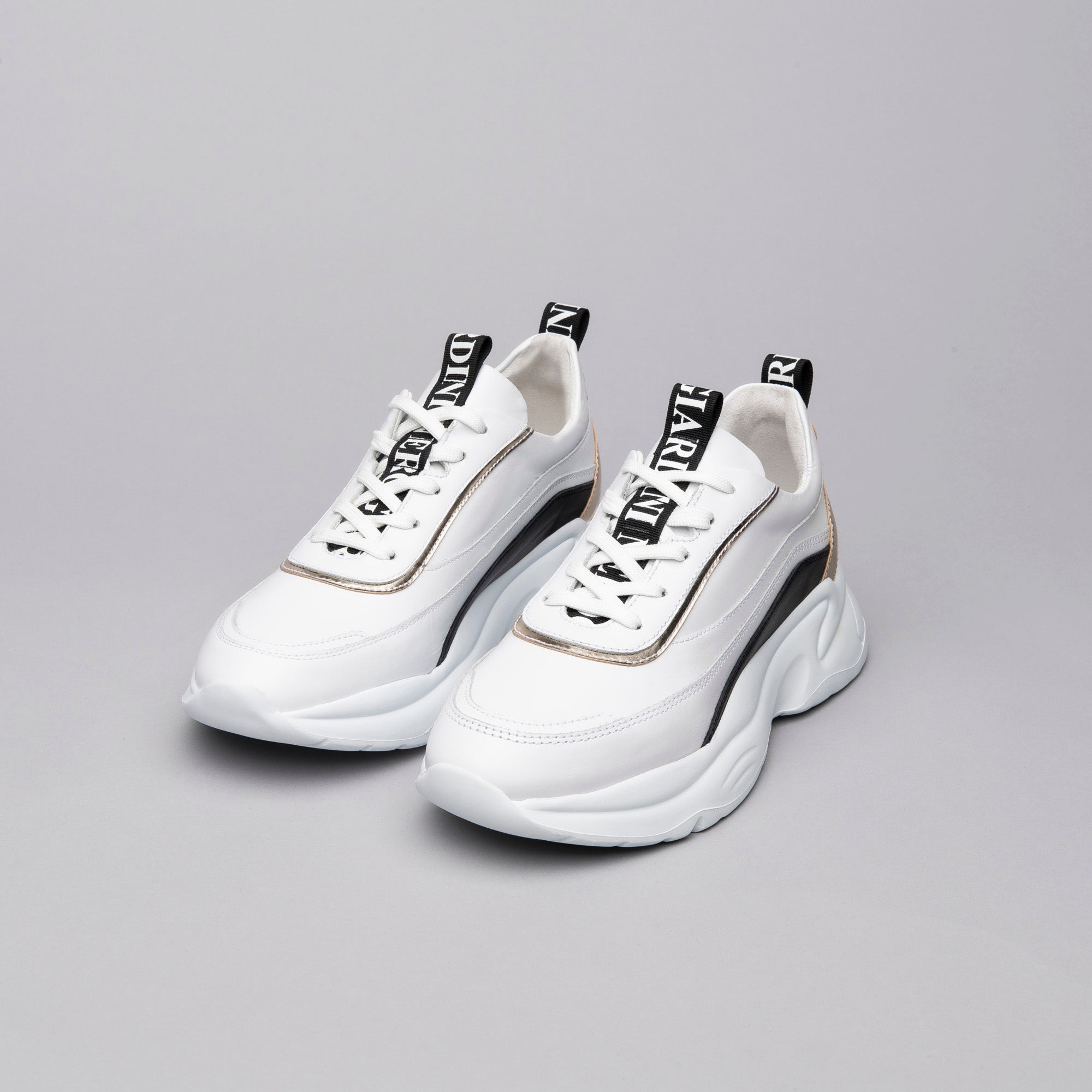 Sneakers Donna in Pelle e Materiale Tecnico