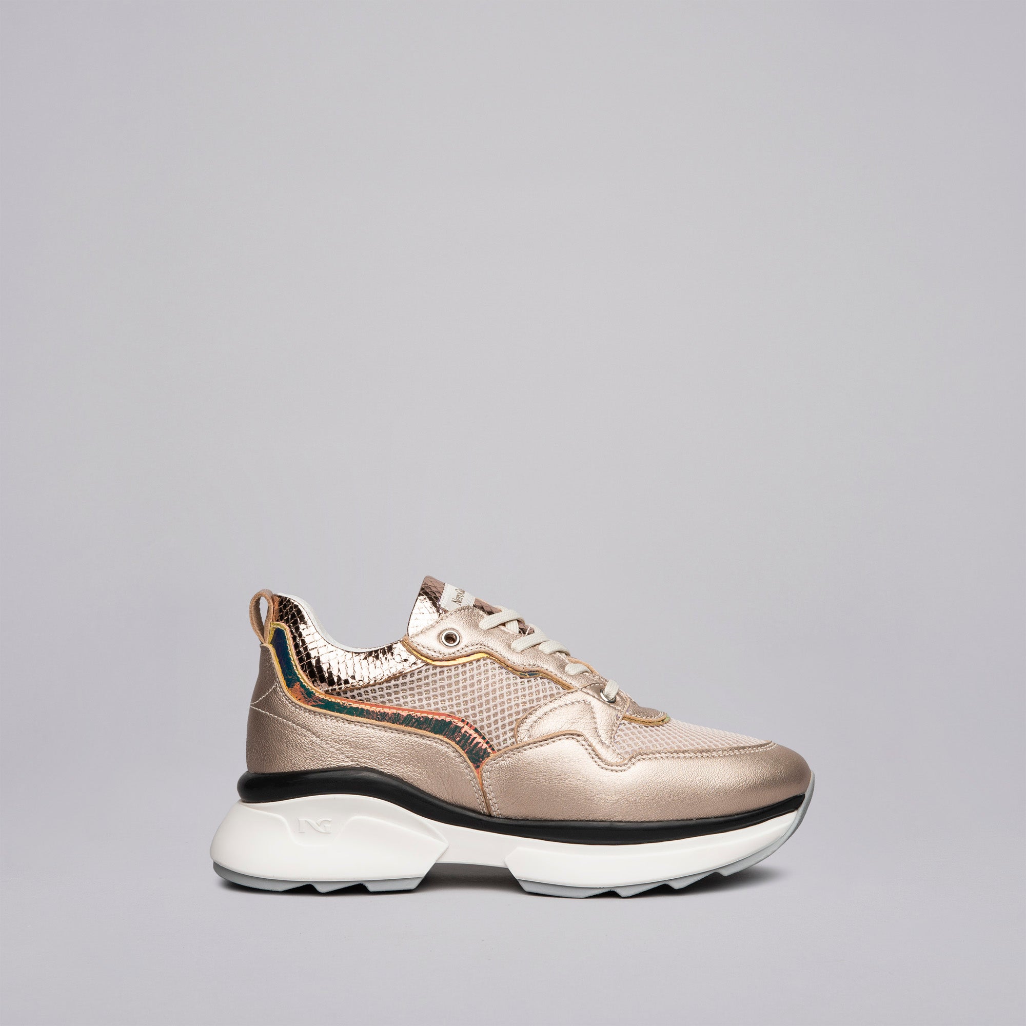 Sneakers Donna in Pelle, Tela e Materiale Tecnico