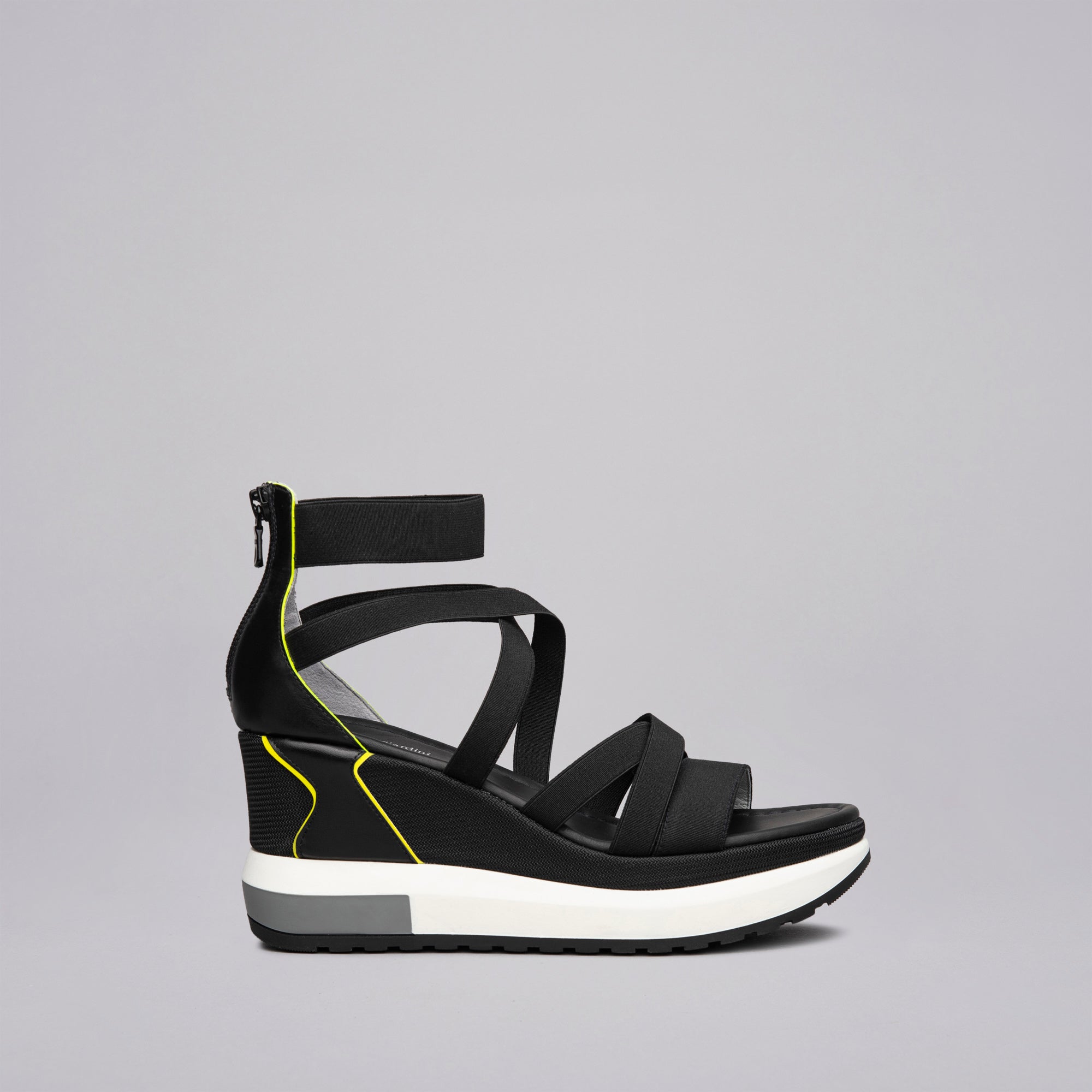 Sandali Donna in Pelle e Tessuto