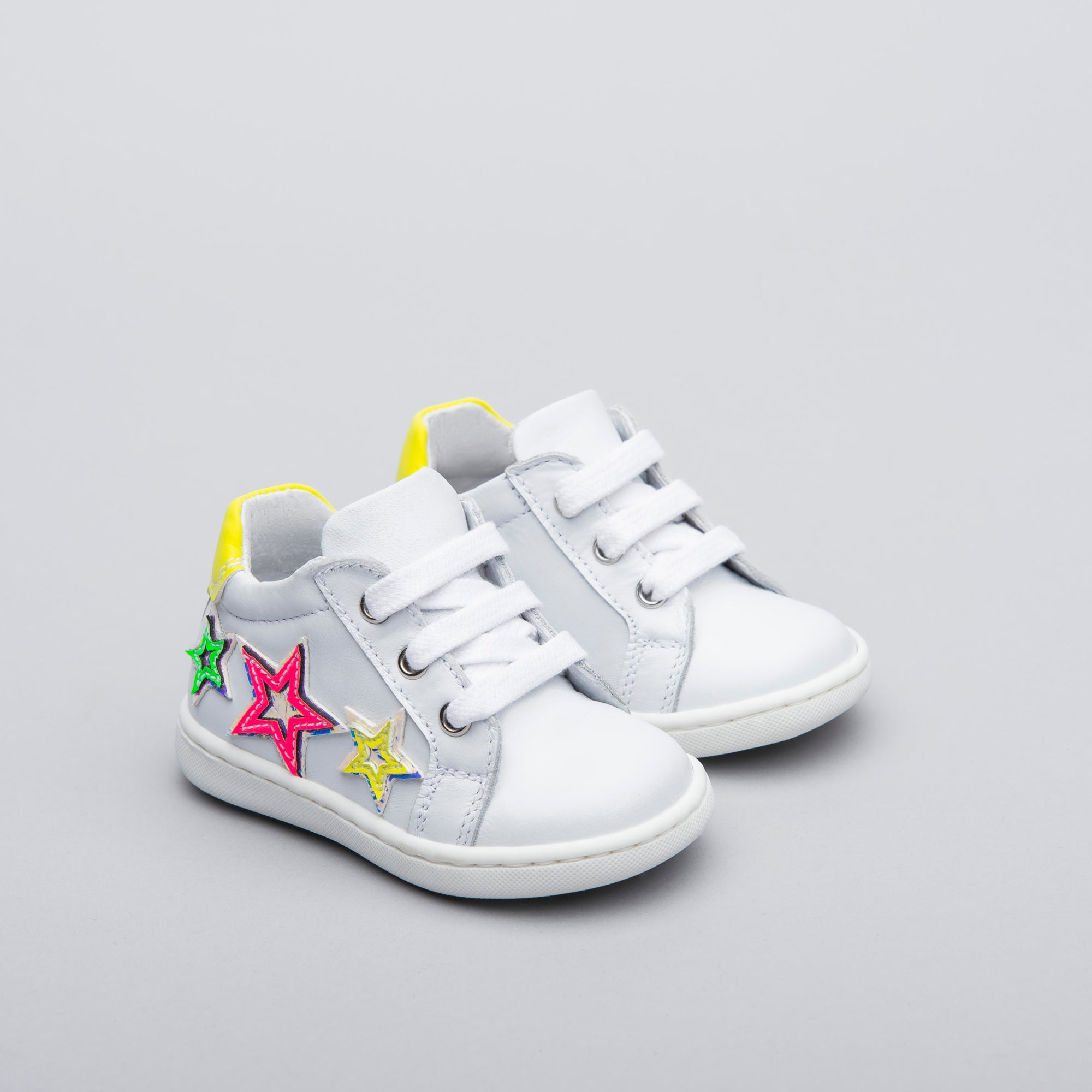 Sneakers Kids da Bambina in Pelle e Materiale Tecnico