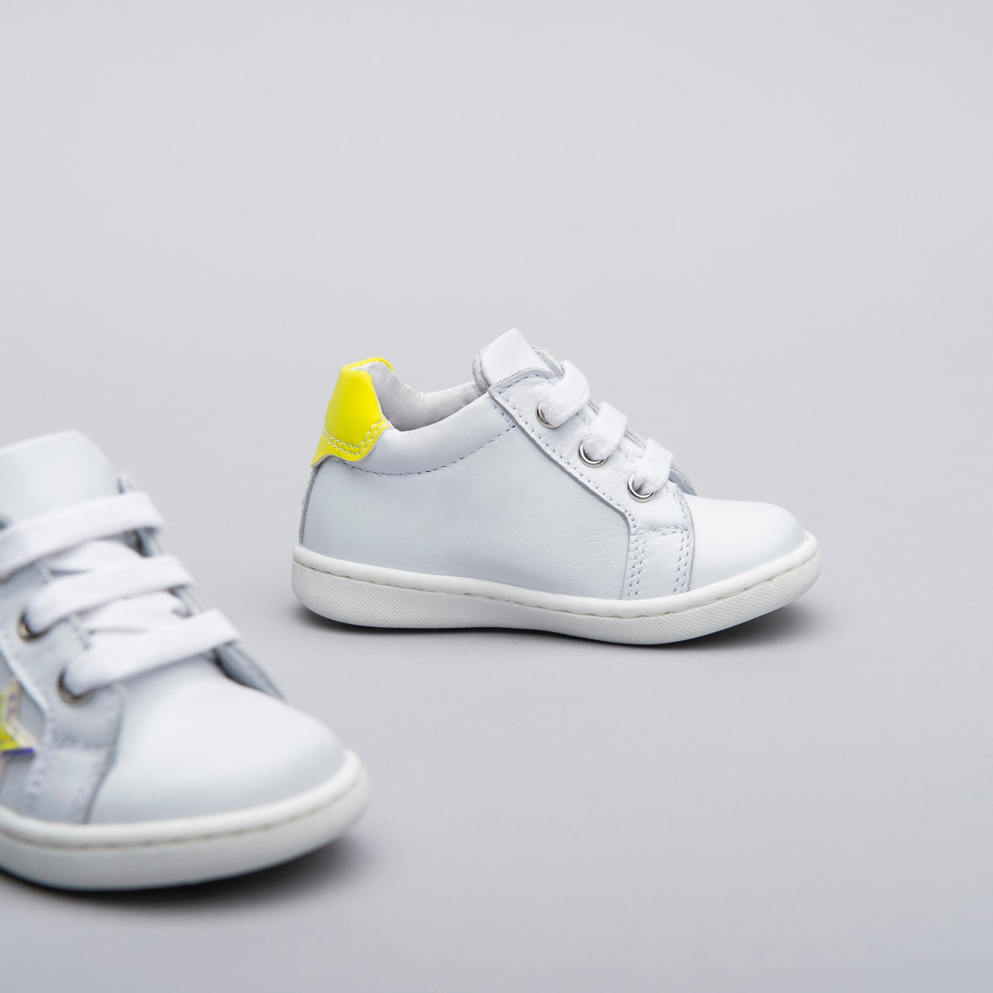 Sneakers Kids da Bambina in Pelle e Materiale Tecnico