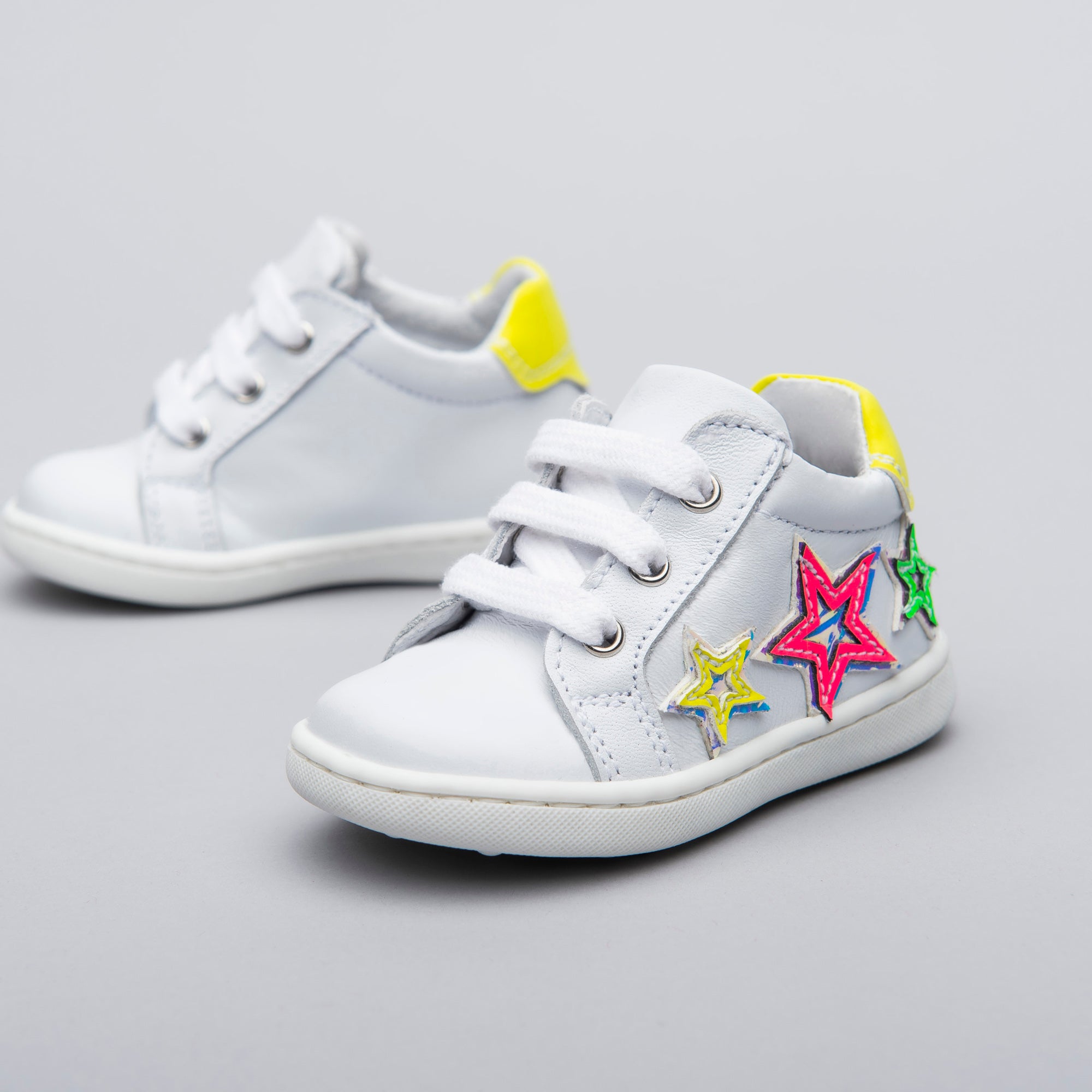 Sneakers Kids da Bambina in Pelle e Materiale Tecnico