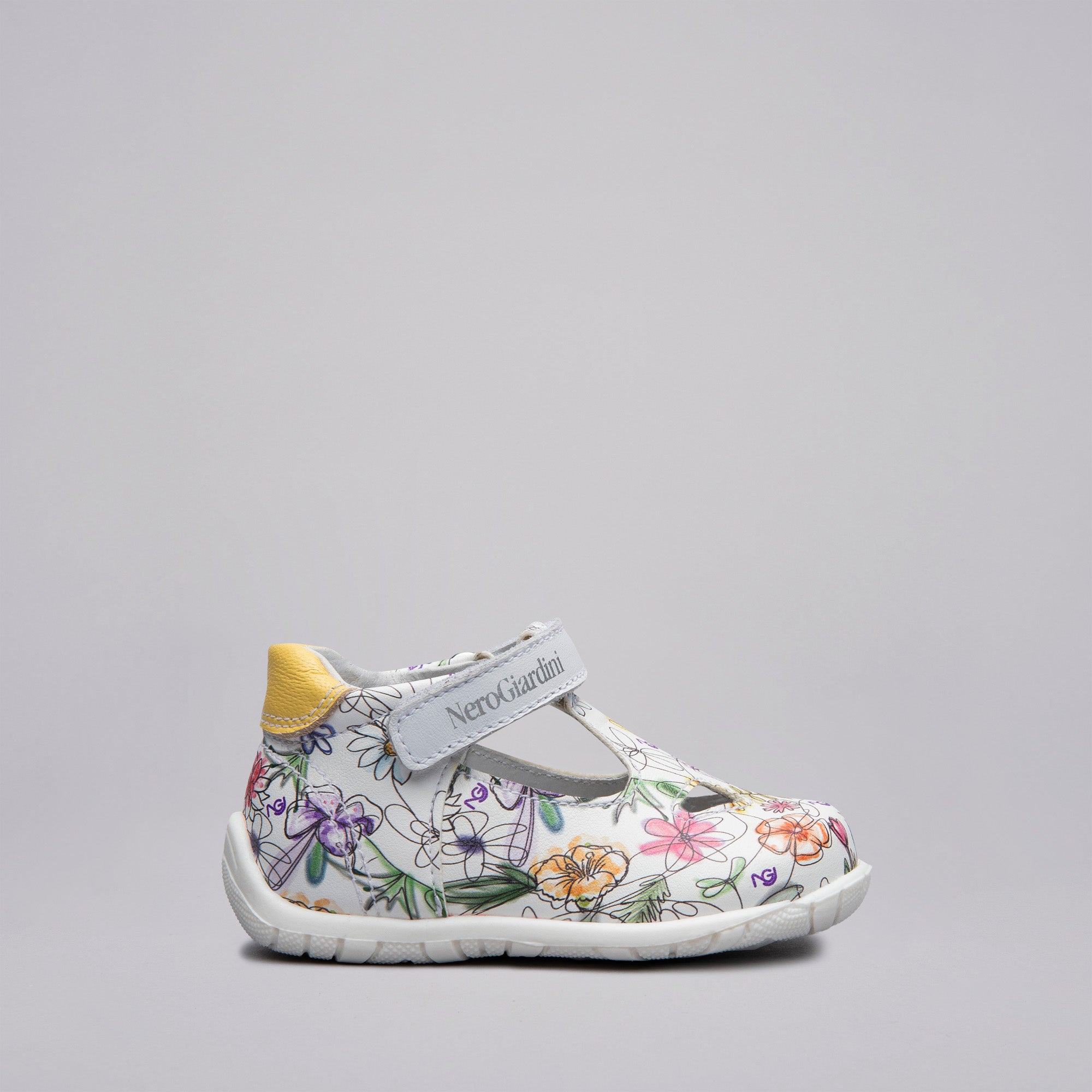 Sandali Kids da Bambina in Materiale Tecnico e Pelle